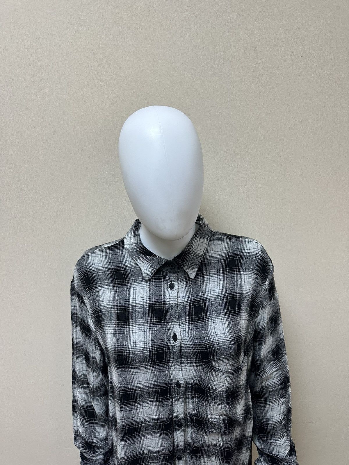 Transit TRANSIT PAR SUCH 4 OFF WHITE CHECK LONG SHIRT Size S / US 4 / IT 40 - 3 Thumbnail