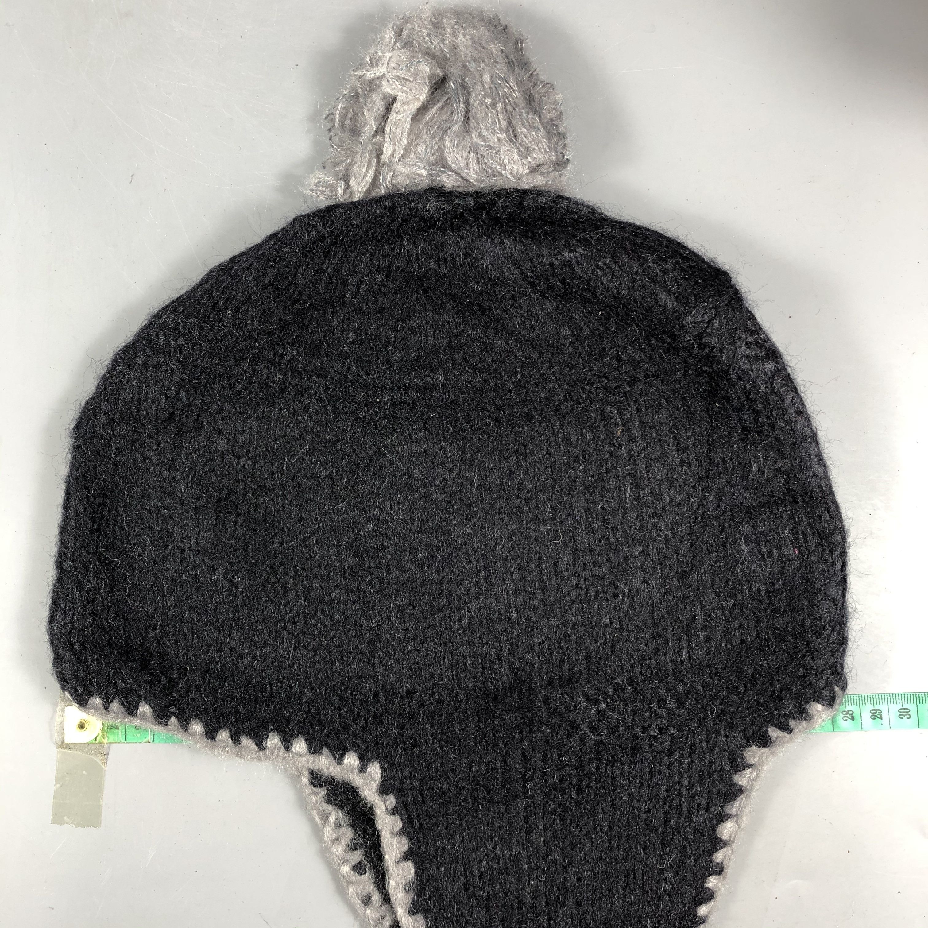 Japanese Brand × Vintage Black Earflap Beanie Hat Size ONE SIZE - 3 Thumbnail