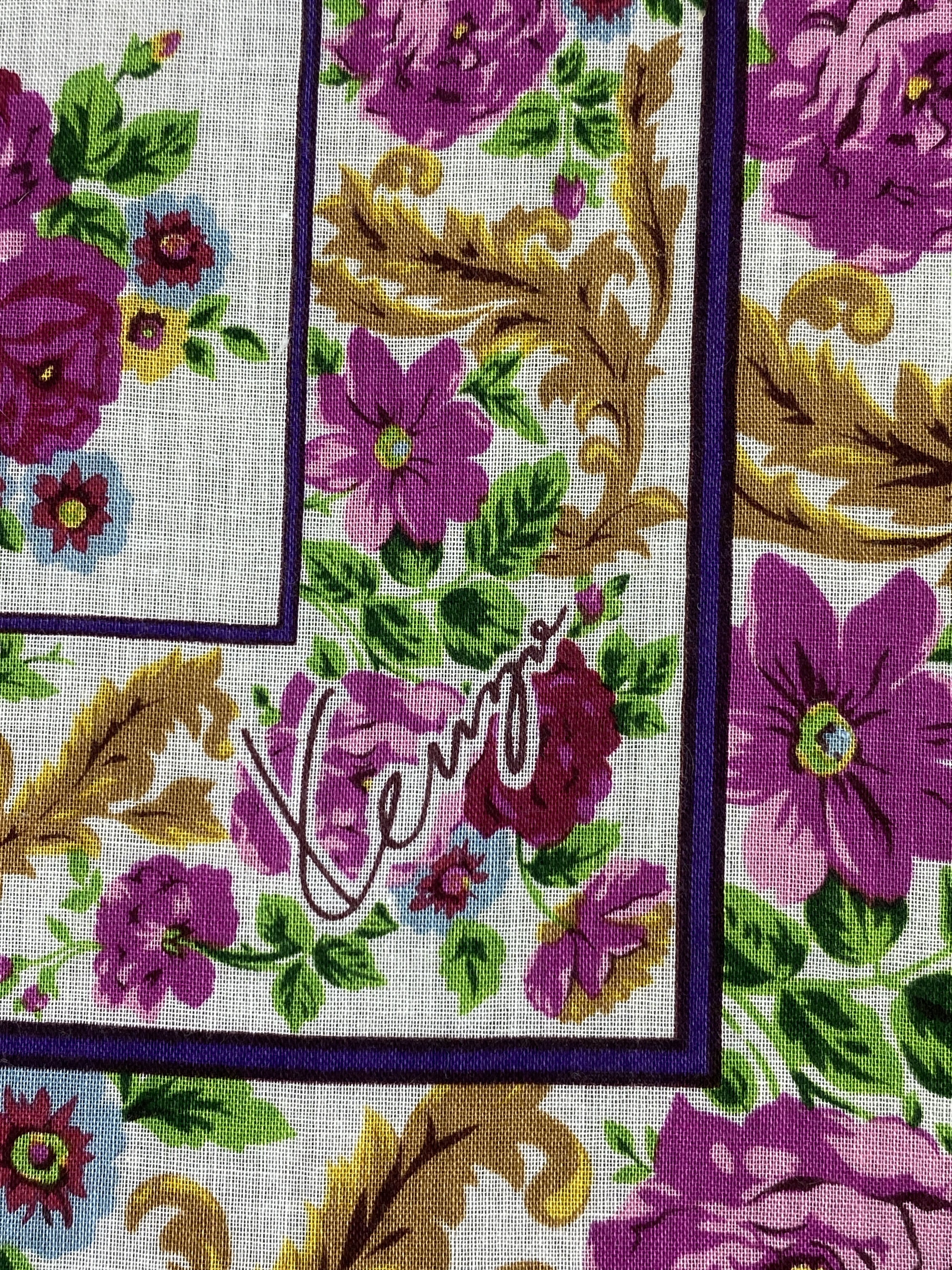 Kenzo Vintage Kenzo Flowers Handkerchief / Neckerchief KT0193 Size ONE SIZE - 7 Thumbnail