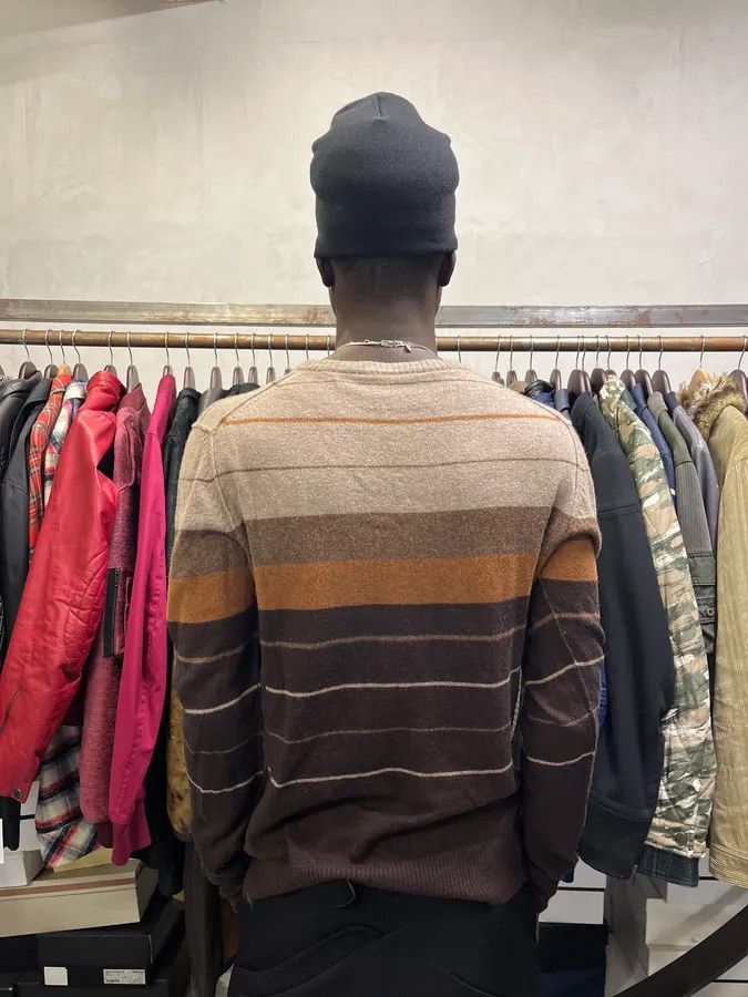 Dolce & Gabbana 2000s Dolce & Gabbana Stripes Orange Brown Sweater Size US S / EU 44-46 / 1 - 2 Thumbnail