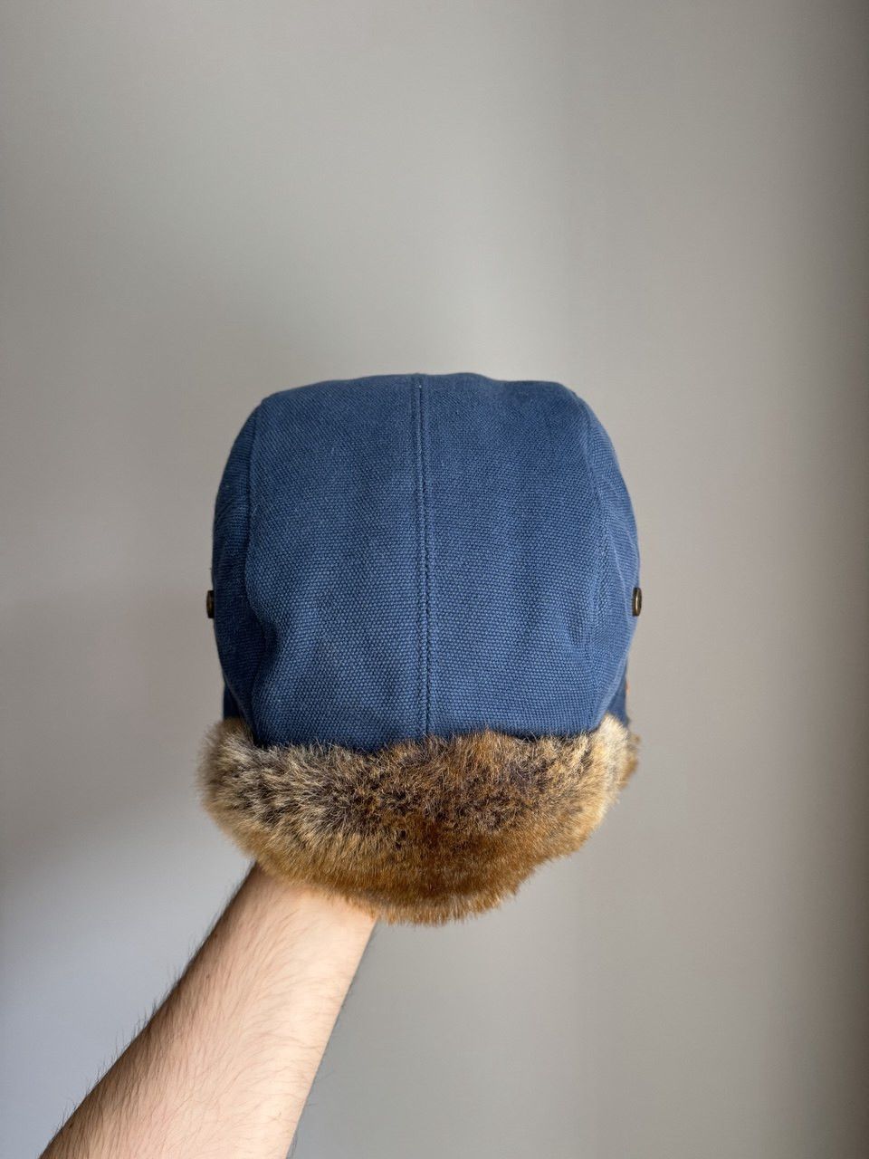 Other Vintage Barts Denim Ushanka Trapper Hat Fur Fuzzy Winter Size ONE SIZE - 6 Thumbnail