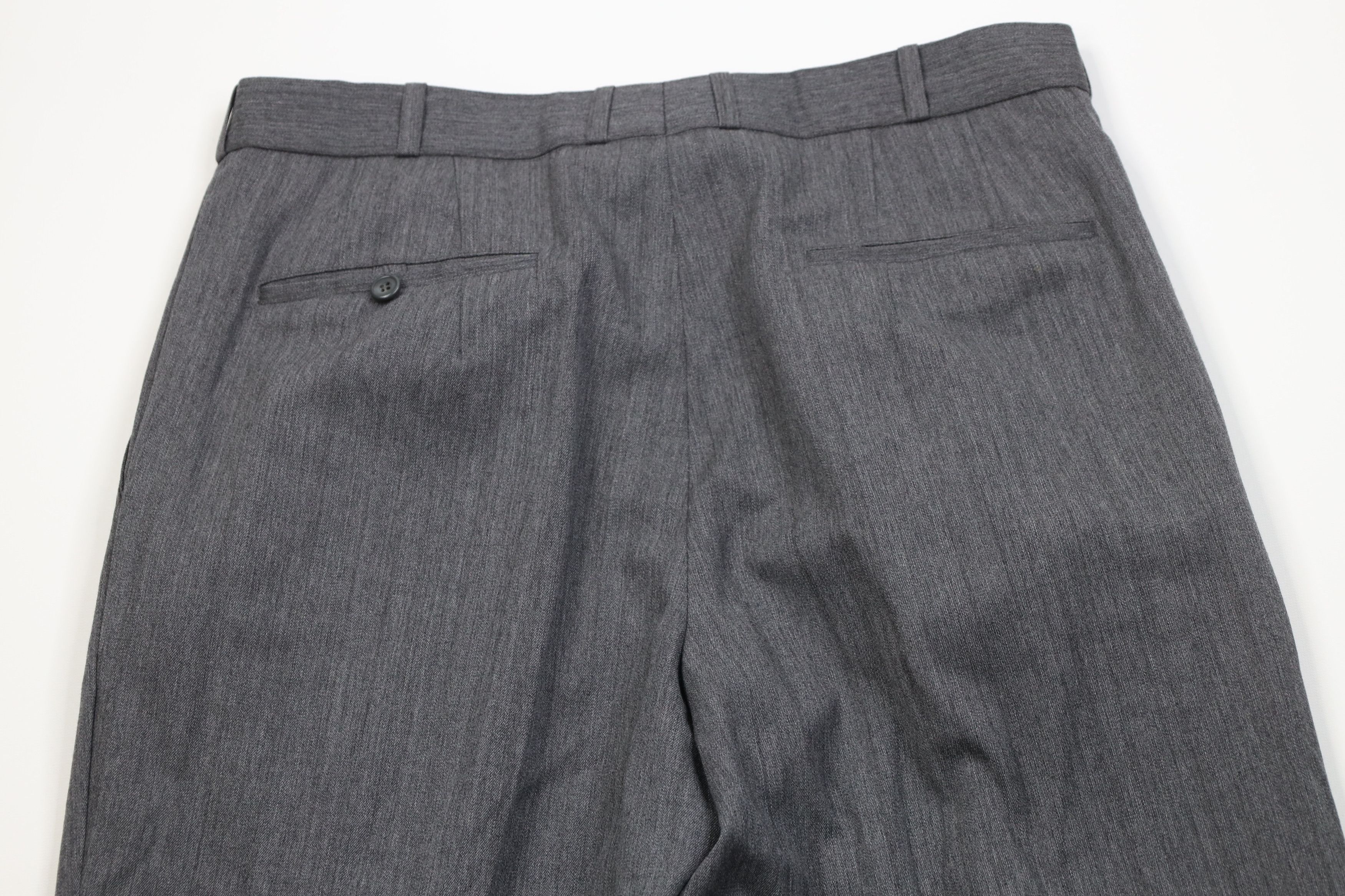 Vintage Vintage 90s Streetwear Wide Leg Chino Pants Heather Gray Size US 34 / EU 50 - 9 Thumbnail