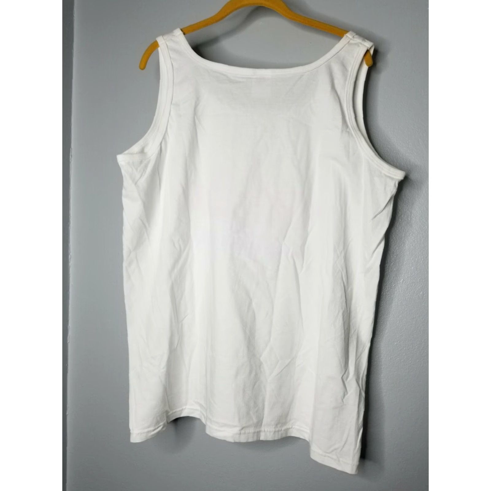 Anvil VINTAGE Anvil Diamonds Are A Girl's Best Friend Softball Tank Top Adult XL White Sleeveless Cotton Muscle Tee Girls 90s Theme Size XL / US 12-14 / IT 48-50 - 5 Thumbnail