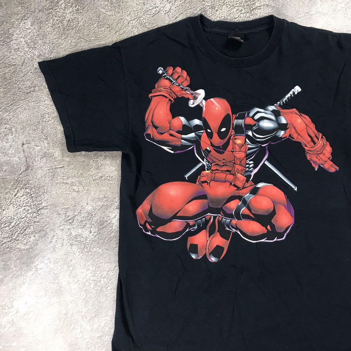 Vintage Vintage Y2K Marvel Deadpool Graphic Tee Streetwear Washed S Size US S / EU 44-46 / 1 - 3 Thumbnail