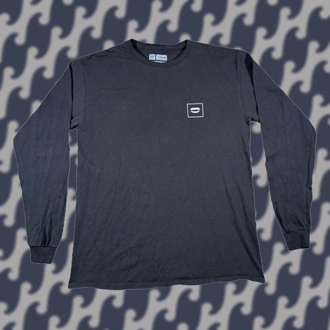 Vintage CHOMP Y2K Skate RIP Long Sleeve Shirt Black Men Size Medium Size US M / EU 48-50 / 2 - 1 Thumbnail