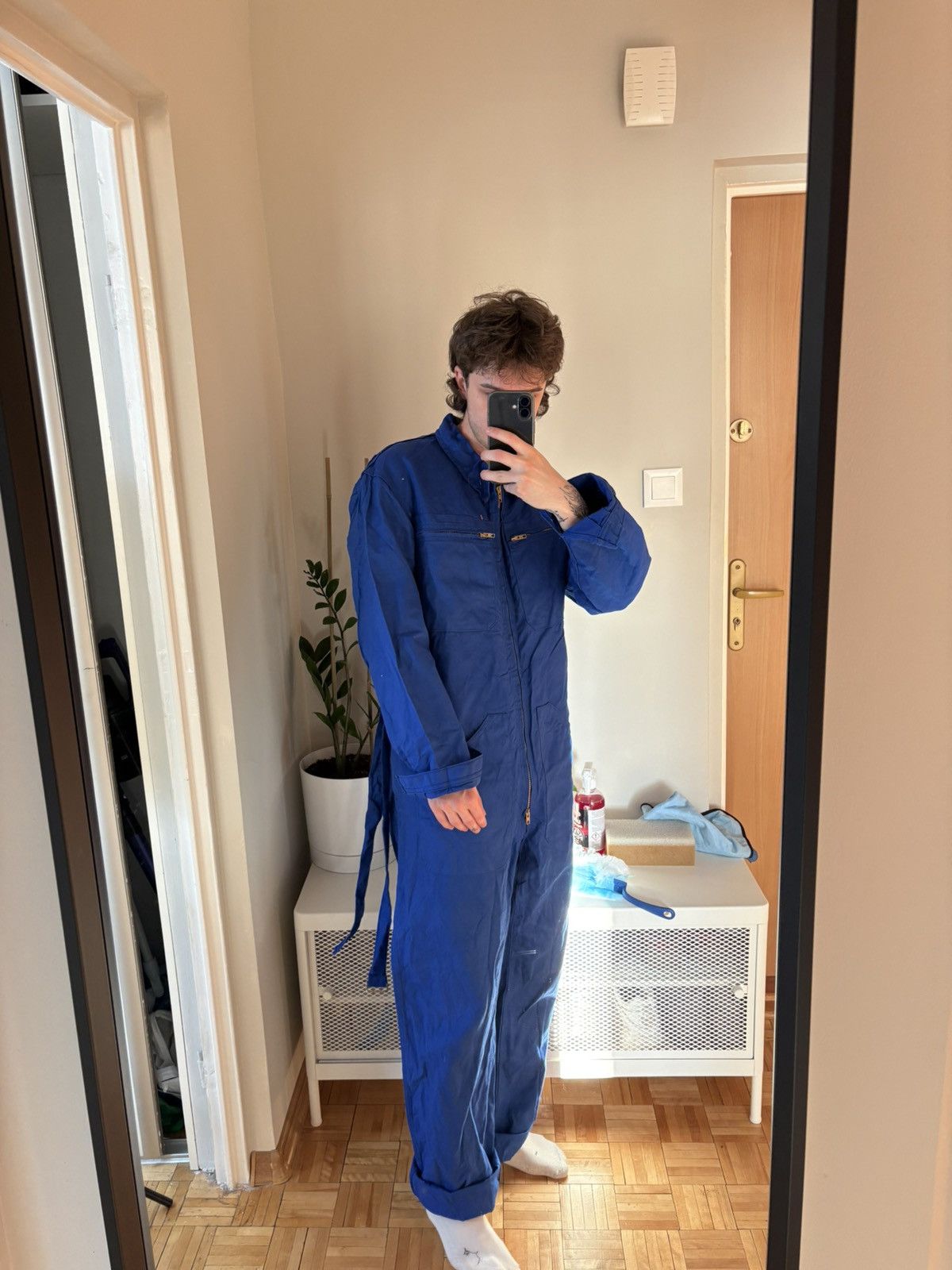 Le Laboureur 70s made in france zip coveralls jumpsuit sanfor chore Size US L / EU 52-54 / 3 - 3 Thumbnail
