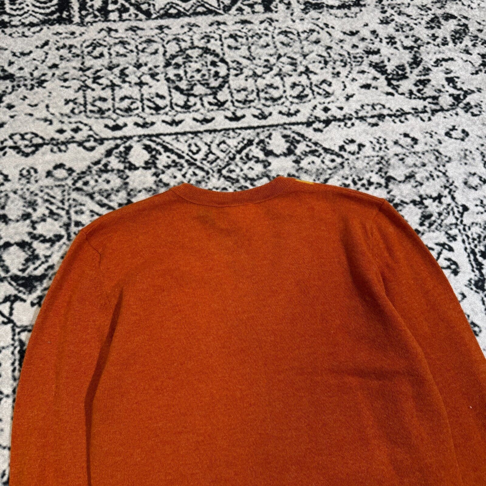 Lacoste × Vintage Vintage Lacoste Unisex Orange Yellow Red Wool Sweater Size S Size US S / EU 44-46 / 1 - 14 Thumbnail