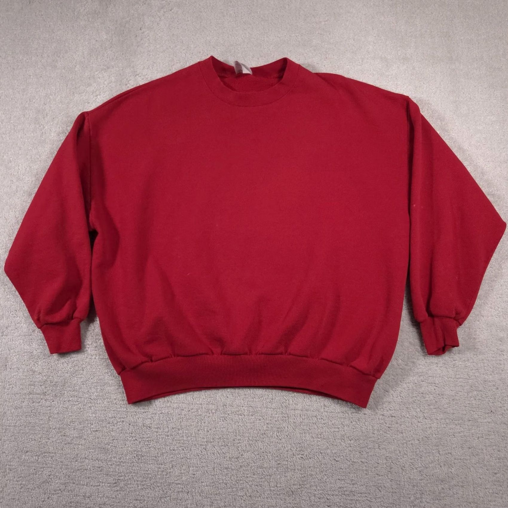 Jerzees Jerzees Sweatshirt Mens 3XL Red Crewneck Pullover Made USA NuBlend Size US XXL / EU 58 / 5 - 2 Thumbnail
