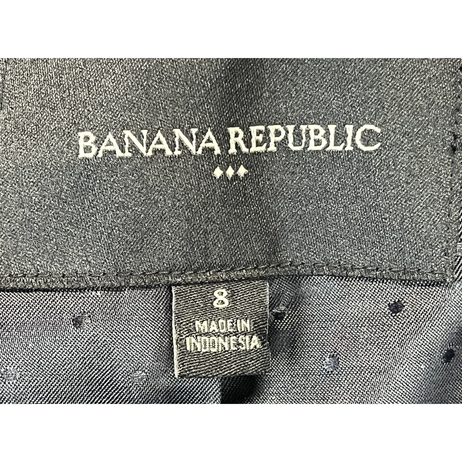 Banana Republic Womens Banana Republic Blazer Jacket Sz 8 VGUC Black Tie Cuffs 3/4 Sleeves Size M / US 6-8 / IT 42-44 - 6 Thumbnail