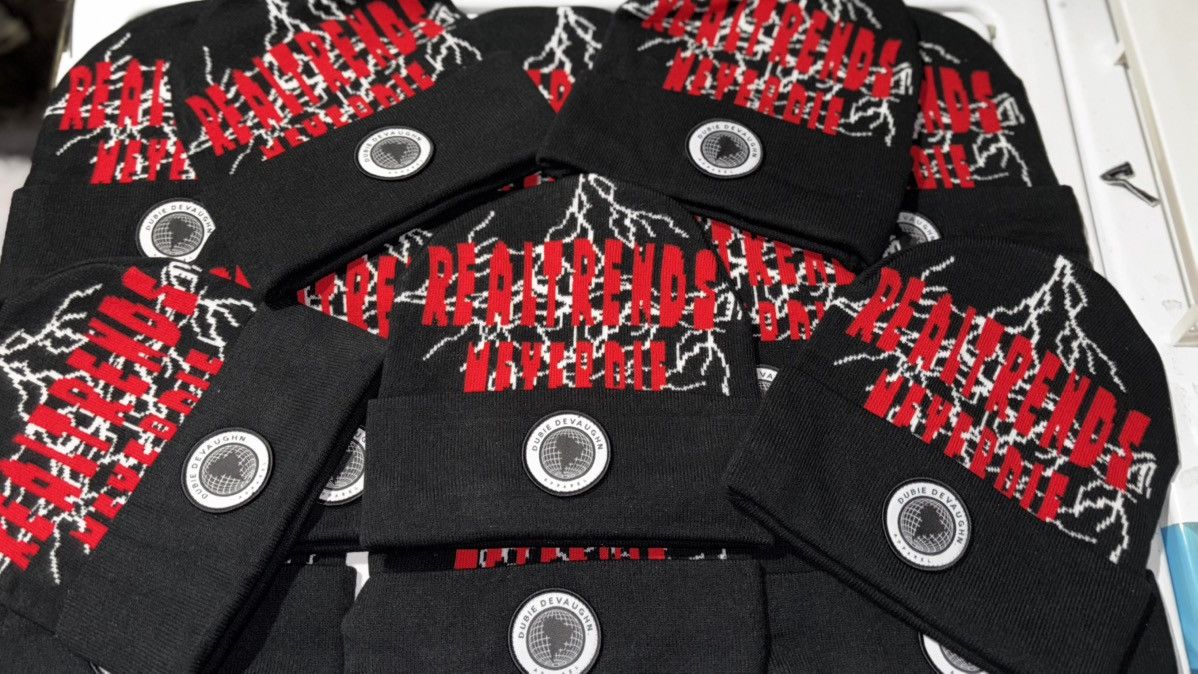 Other DubieDeVaughn Real Trends Never Die Beanies Size ONE SIZE - 3 Thumbnail