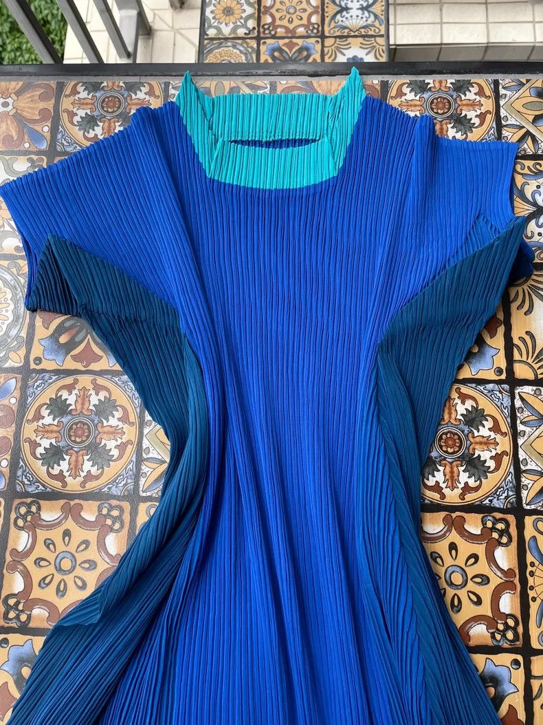 Issey Miyake issey miyake size:2 Color block top 2505-Nextarrow Size XXS / US 00 / IT 34 - 1 Thumbnail