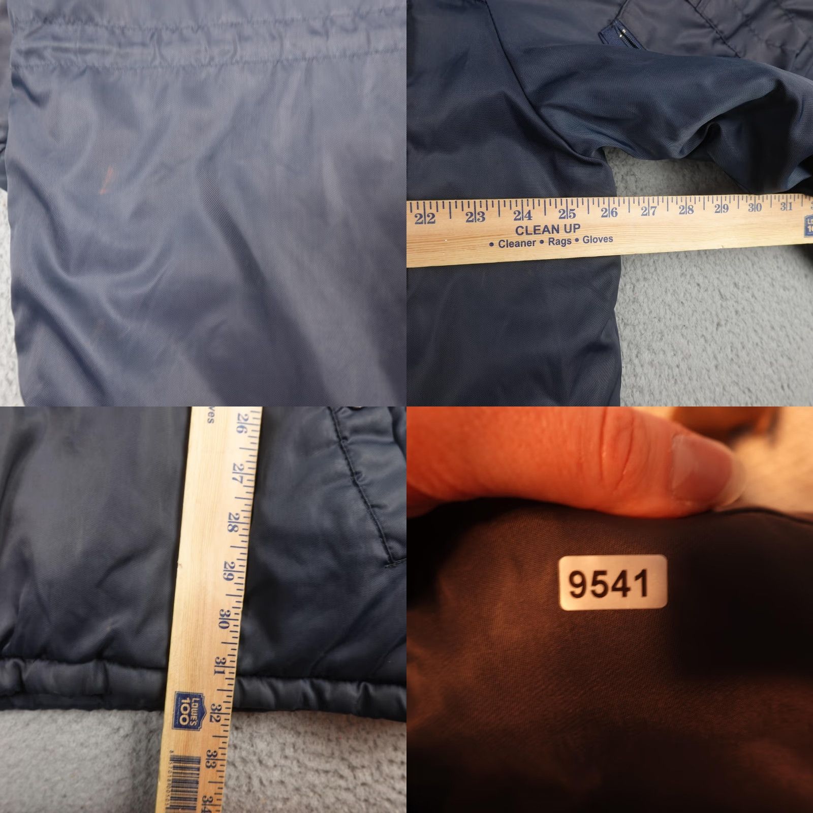 Sears VINTAGE Sears Bomber Jacket Mens XLTall Navy Fur Trim Full Zip 80s Outdoor Workwear Size US XL / EU 56 / 4 - 9 Thumbnail