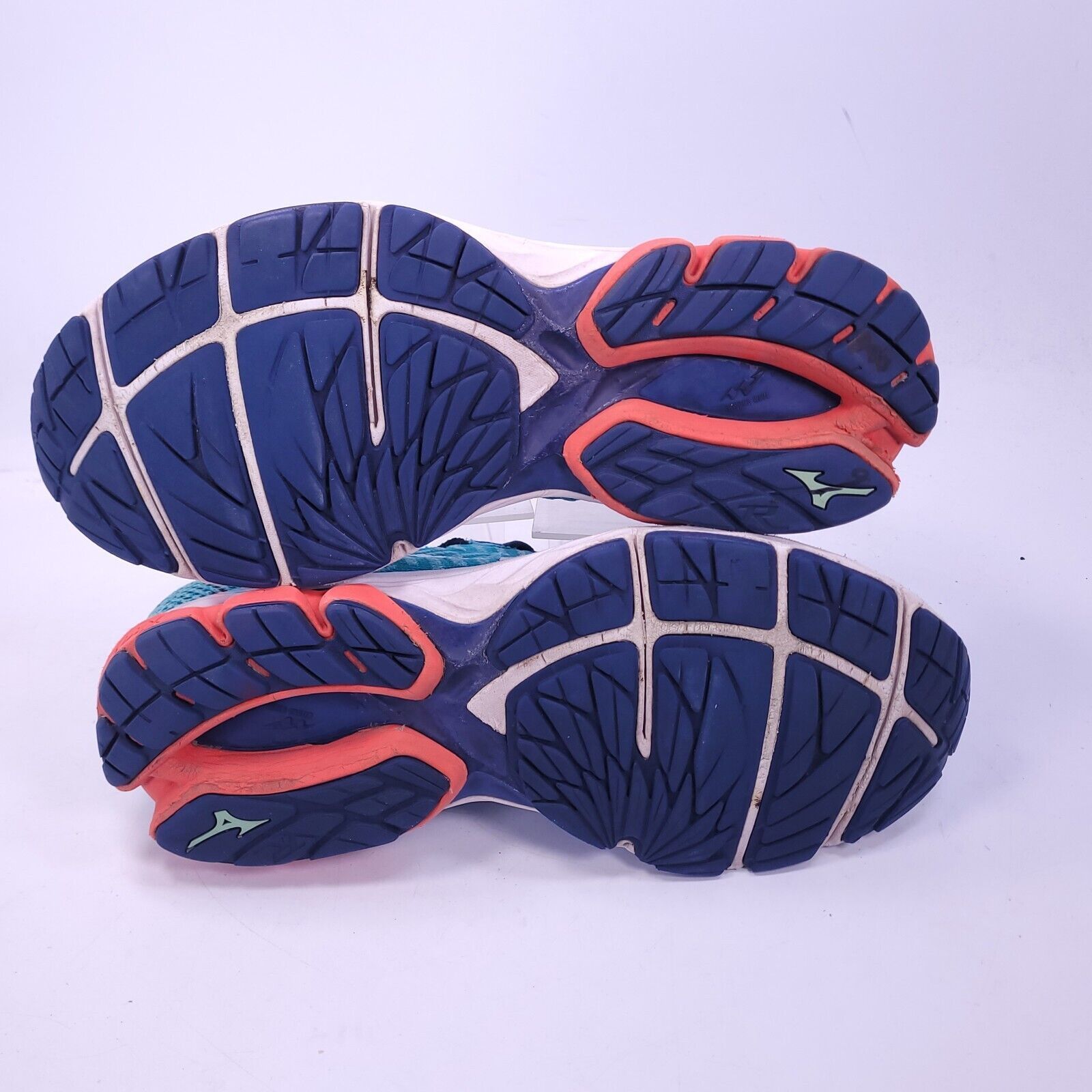 Mizuno Mizuno WaveKnit R2 Shoe Womens Size 8 J1GD182908 Blue White Size US 8 / IT 38 - 7 Thumbnail
