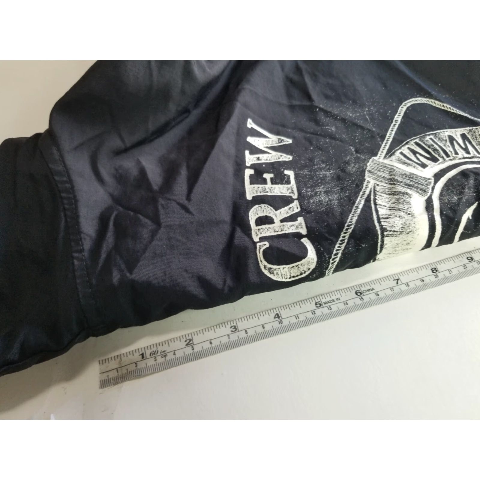 Vintage Salty Crew Windbreaker Jacket Black Nylon Size S Men Small Marlin Club Graphic Size US S / EU 44-46 / 1 - 5 Thumbnail