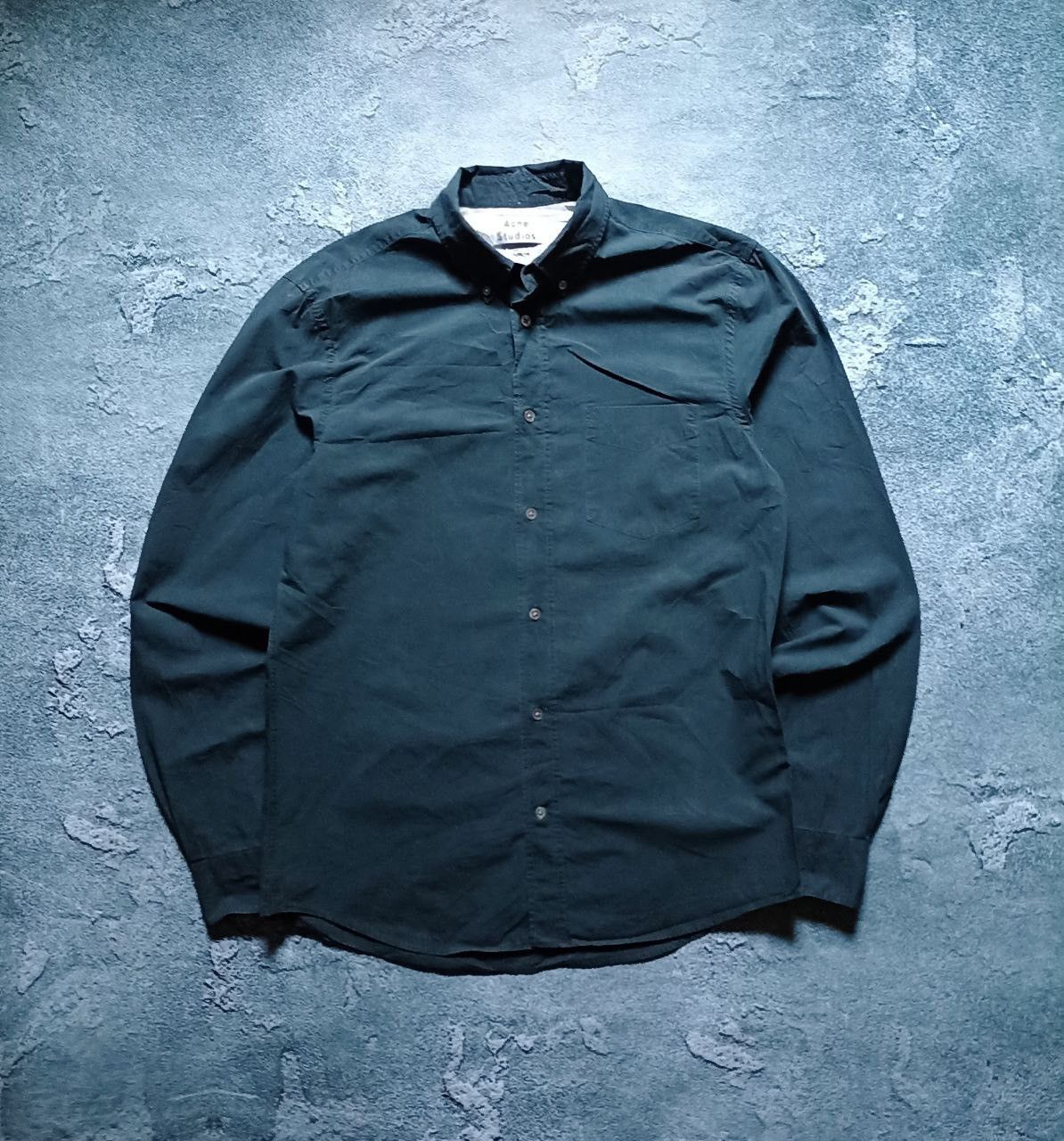 Acne Studios AW14 Acne Studios Men’s Isherwood Pop Shirt Grey Size US M / EU 48-50 / 2 - 1 Thumbnail