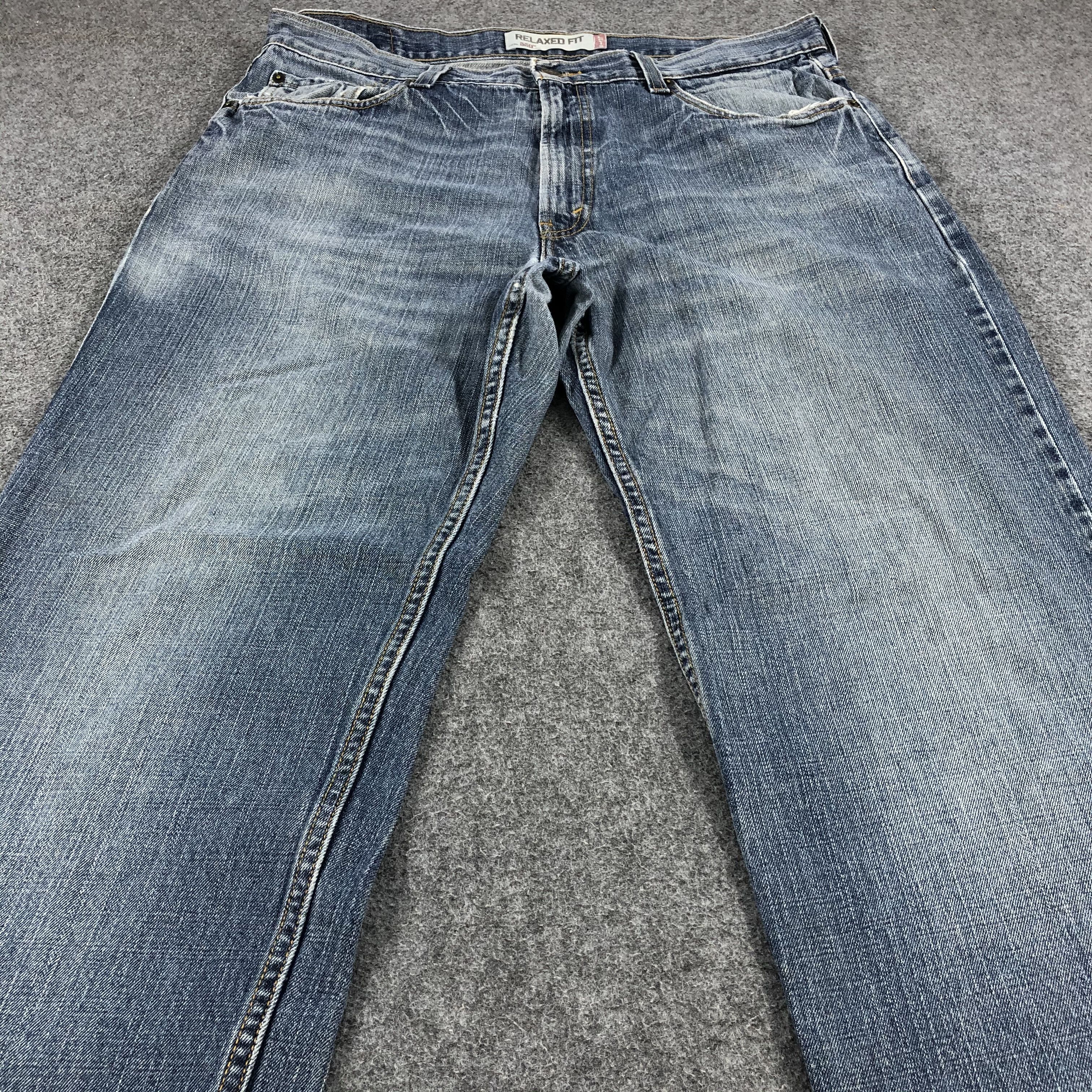 Levi's Vintage Levis Jeans Lot 550 Stone Wash Denim-J1008 Size US 37 - 3 Thumbnail