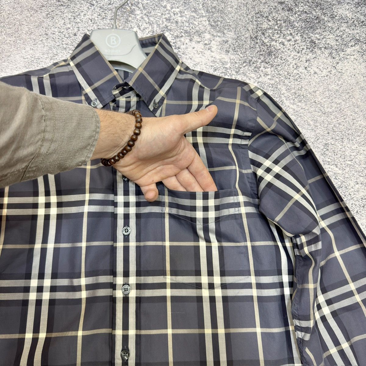 Burberry Burberry Mens Cotton Shirt M size Size US M / EU 48-50 / 2 - 8 Thumbnail