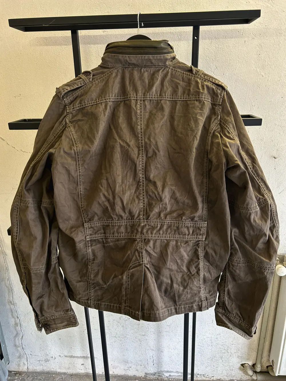 Hysteric Glamour × Yohji Yamamoto Vintage Balenciaga Style Diesel Punk Denim Washed Jacket 90s Size US M / EU 48-50 / 2 - 9 Thumbnail