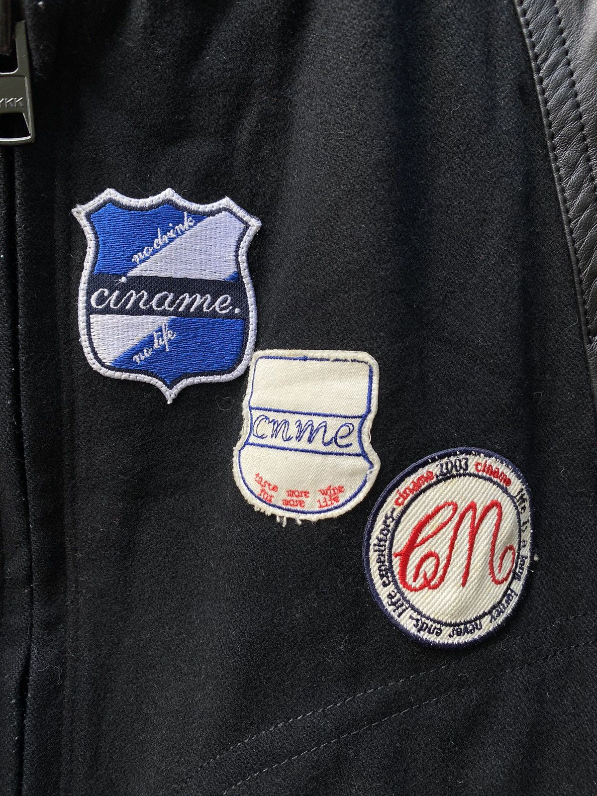 Japanese Brand Ciname Patched Bomber Jacket Size US XS / EU 42 / 0 - 7 Thumbnail