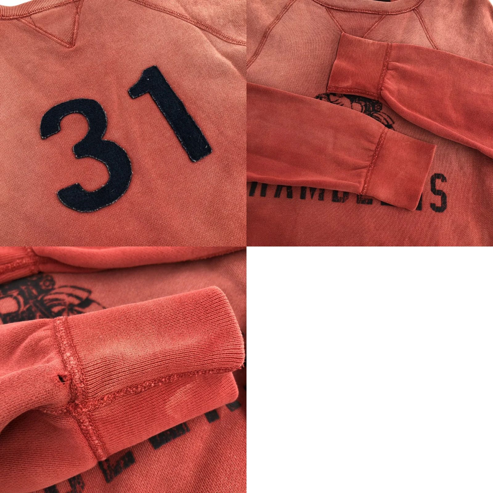Ralph Lauren RRL Ralph Lauren Sweatshirt Size S Red RAMBLERS Logo V Gazette Men's Pre-owned Size US S / EU 44-46 / 1 - 8 Thumbnail
