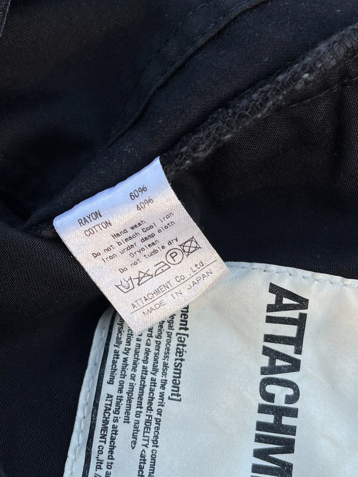 Attachment Attachment Moleskin Cargo Black Pants Size US 30 / EU 46 - 9 Thumbnail