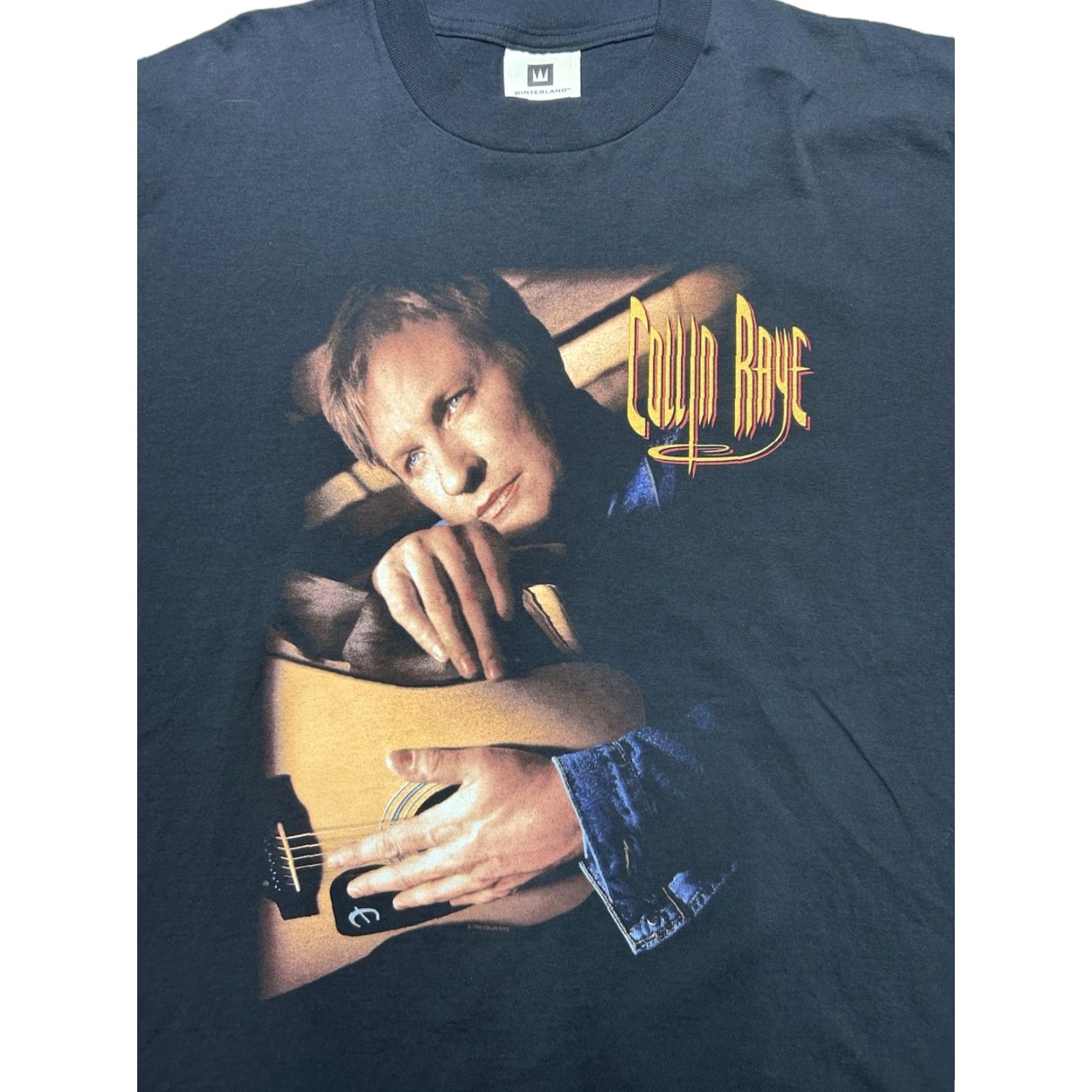 Vintage VINTAGE 90s T-Shirt Collin Raye the Walls Came Down Country Music Tour XL Men Black T-Shirt 90s Mens Size US XL / EU 56 / 4 - 1 Thumbnail