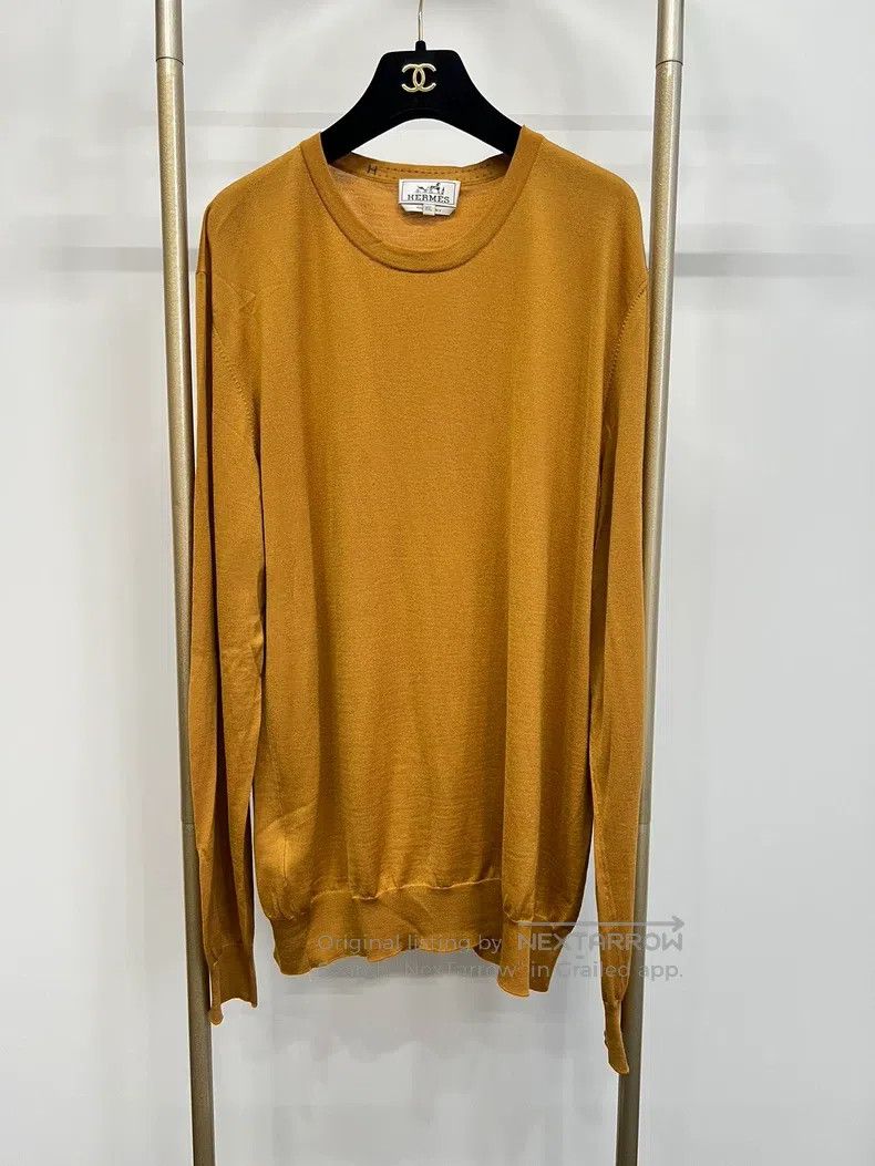 Hermes Hermes Wool knitted long-sleeved T-shirt Size US XXL / EU 58 / 5 - 1 Thumbnail