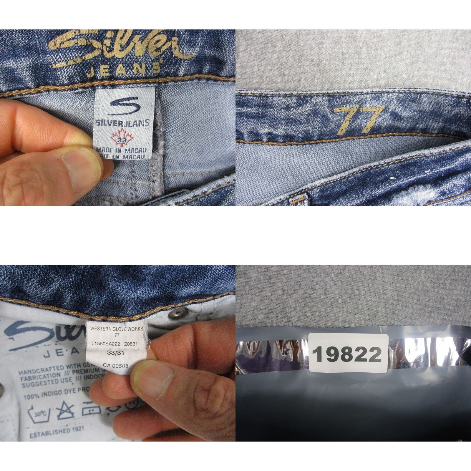 Silver Jeans Co. Item Specifications: Brand: Levi'S Size 24" / US 00 / IT 34 - 10 Thumbnail