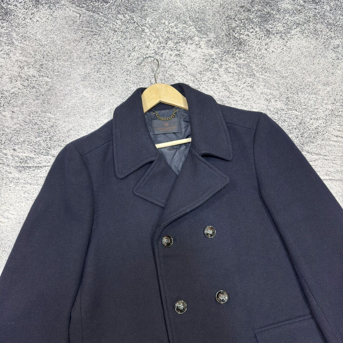 Scotch & Soda Scotch&Soda Mens Wool Duffle Coat L size Size US L / EU 52-54 / 3 - 6 Thumbnail