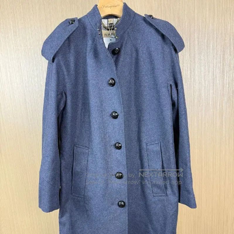 Burberry Burberry Women's Navy Cotton Trench Coat. Size M / US 6-8 / IT 42-44 - 1 Thumbnail