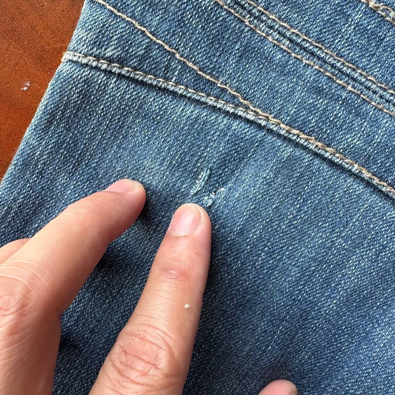 PPFM PPFM Biker Multipocket Zipper Stud Blue Jeans Pants Size US 31 - 16 Thumbnail