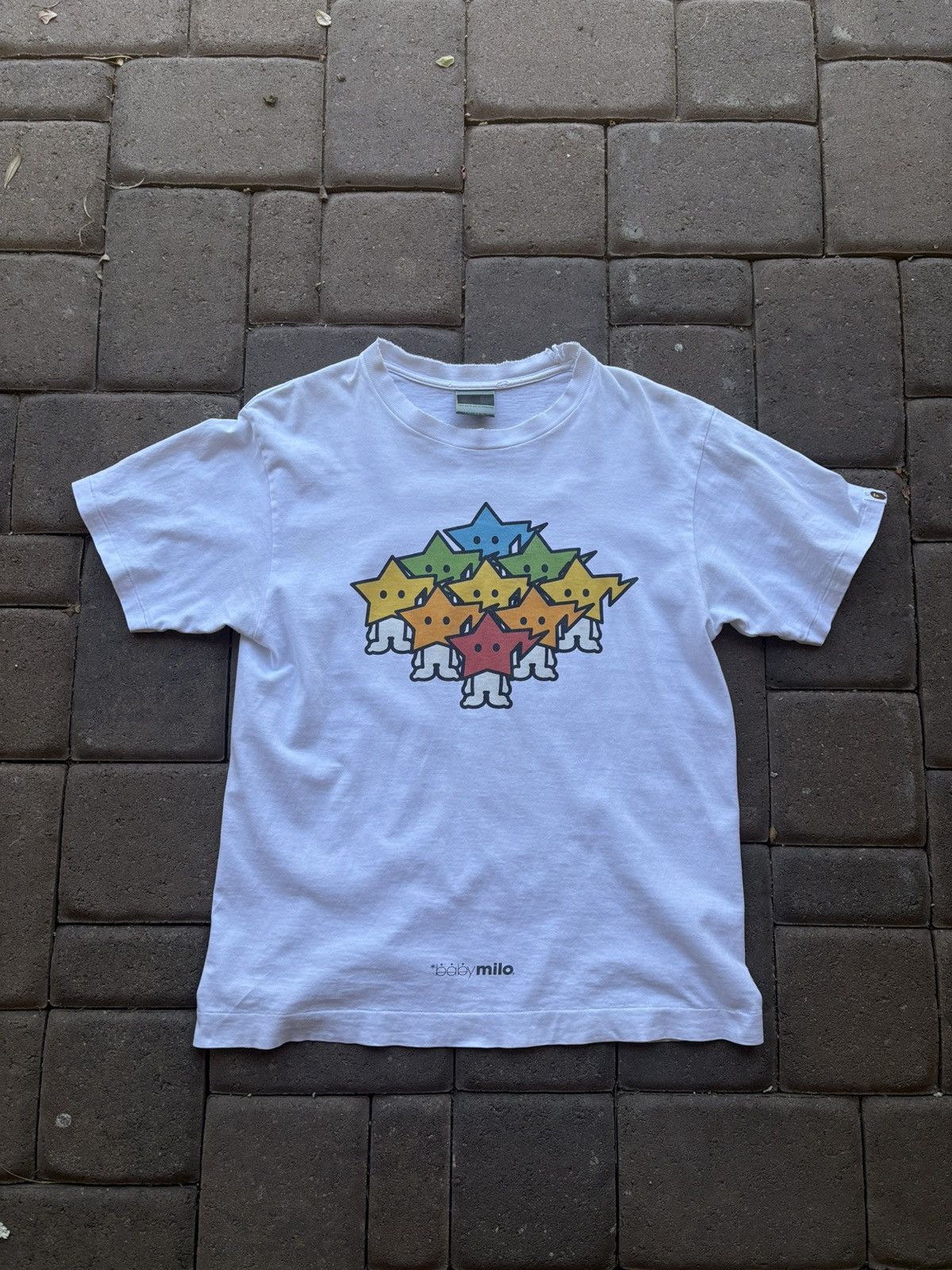 Bape Bape Baby Milo 2000s colorful bapesta tee Size US M / EU 48-50 / 2 - 1 Thumbnail