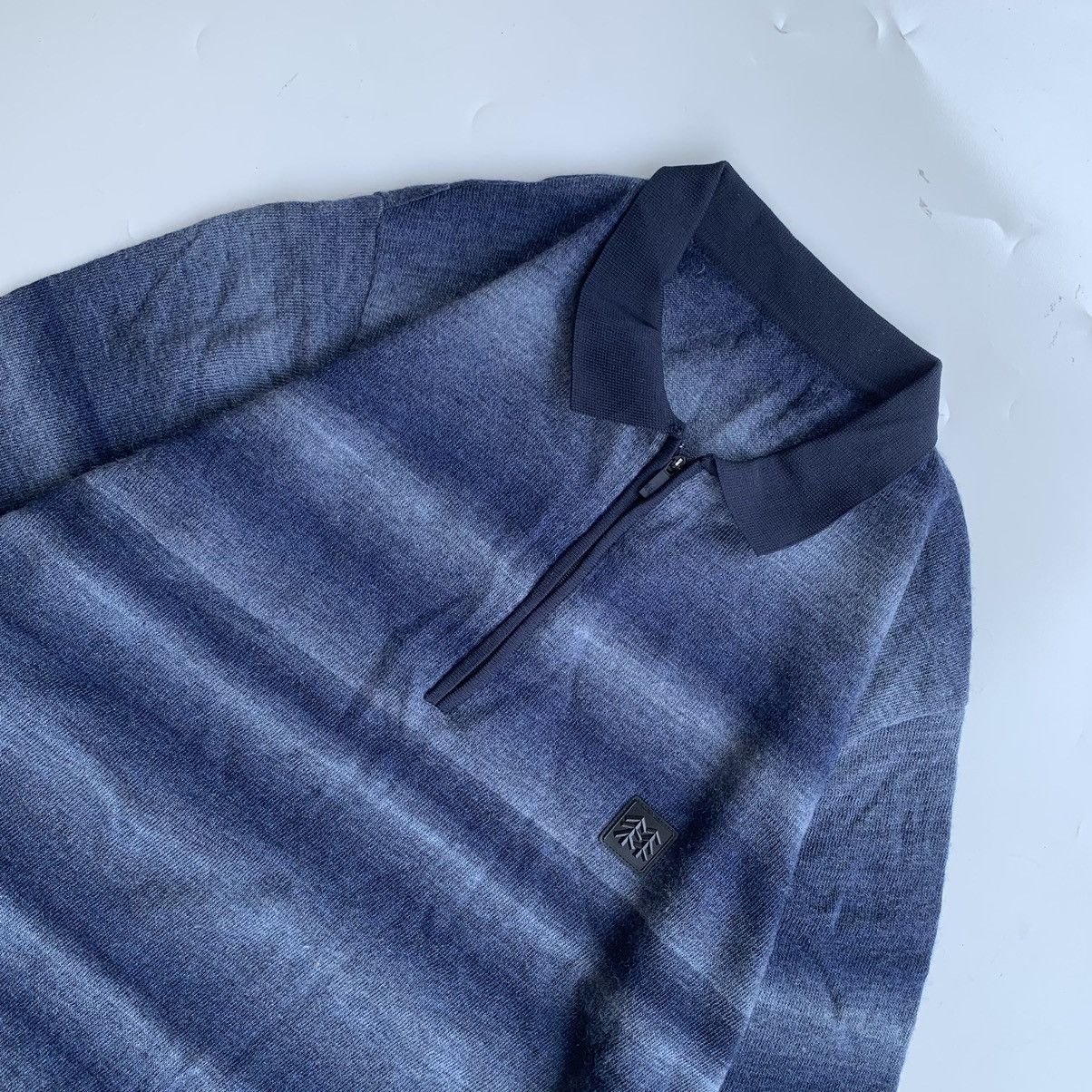 Japanese Brand Knitwear vintage gradient striped patterned by Kolon Sport Size US M / EU 48-50 / 2 - 3 Thumbnail