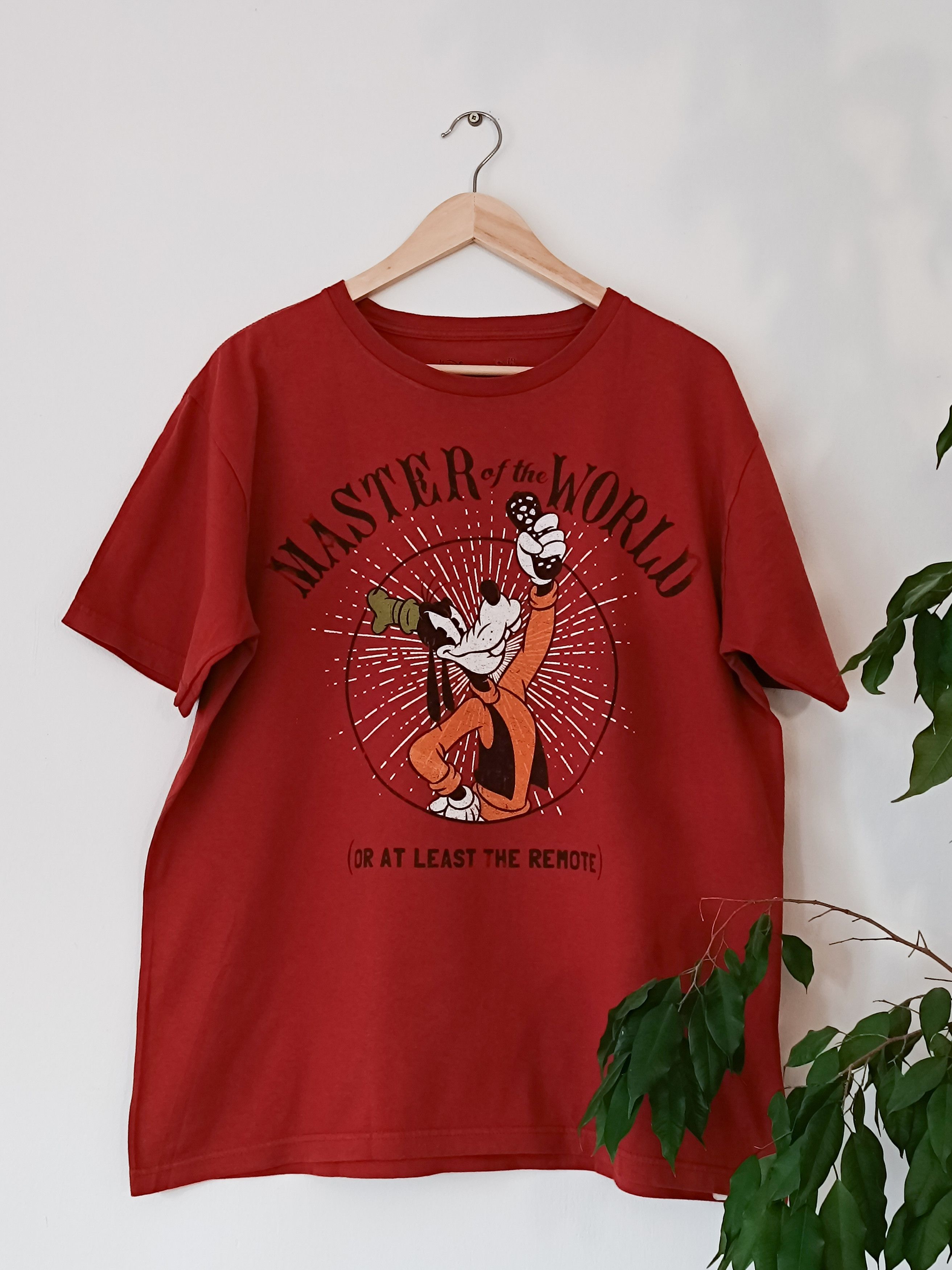 Disney × Vintage Orange T-shirt / Goofy / Disney Size US L / EU 52-54 / 3 - 1 Thumbnail