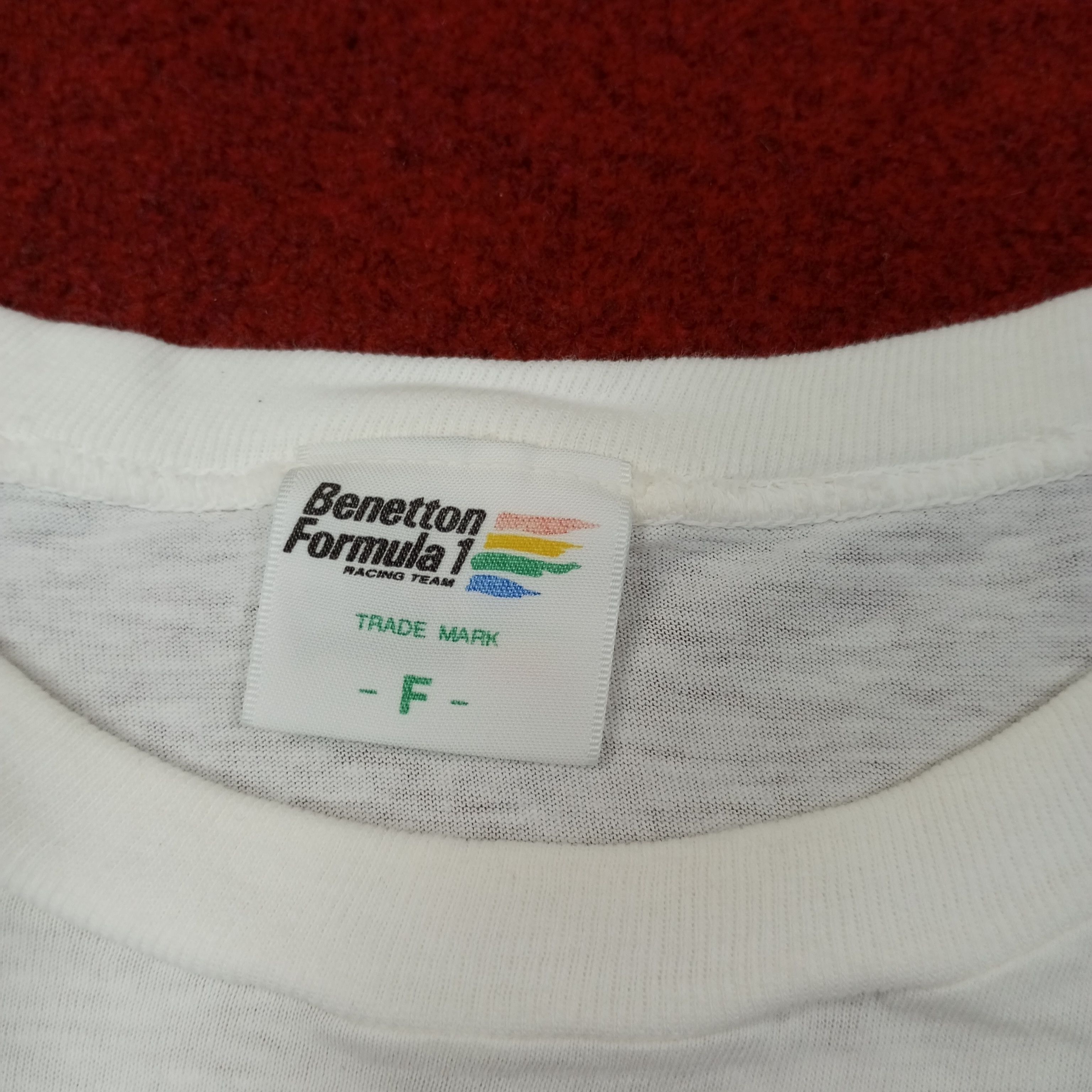 Benetton Benetton Formula One Racing Team Mild Seven Tshirt c223n17 Size US L / EU 52-54 / 3 - 5 Thumbnail