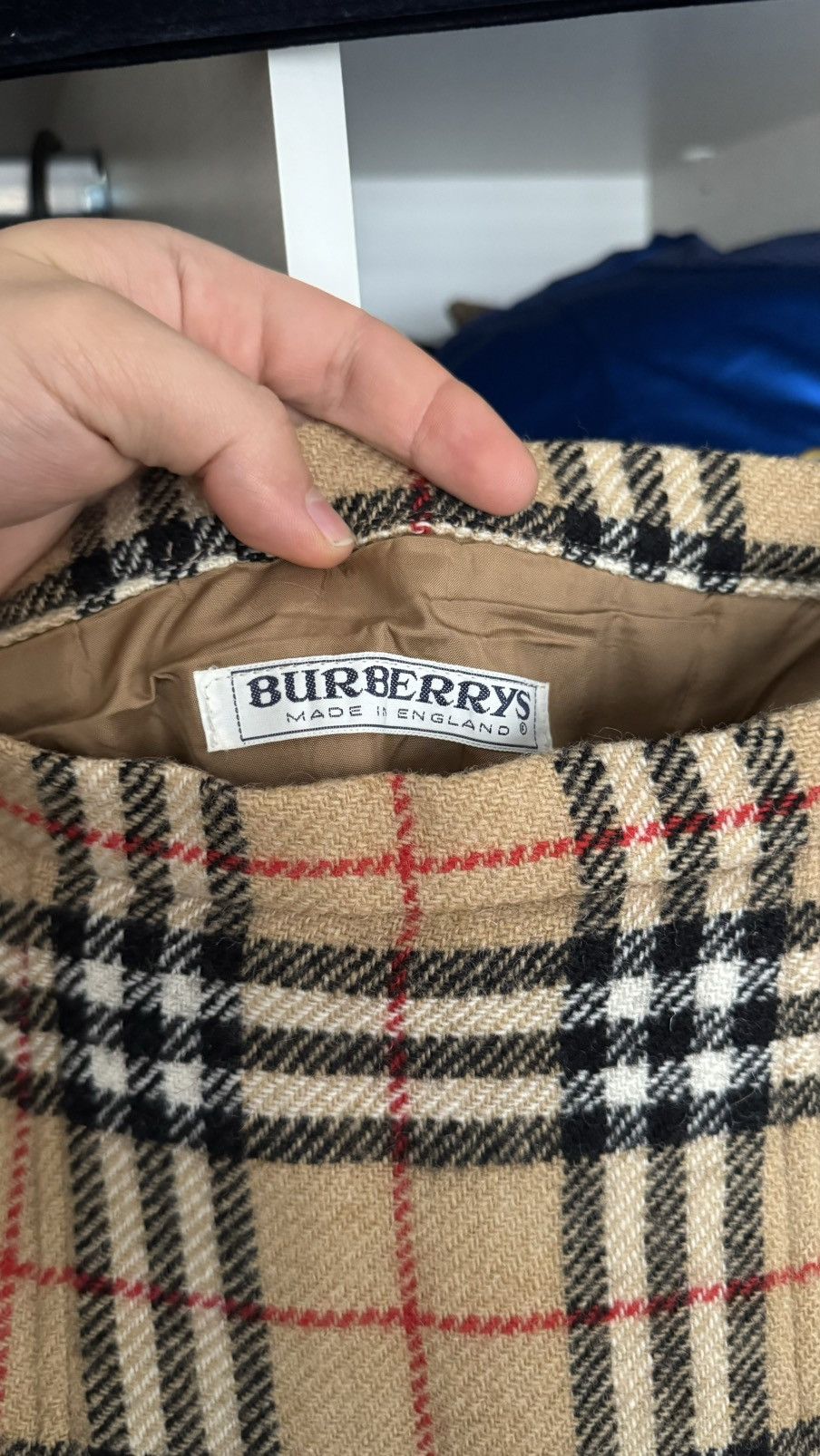 Burberry × Vintage 90s Vintage Burberrys skirt 100% wool Size 25" / US 0 / IT 36 - 3 Thumbnail