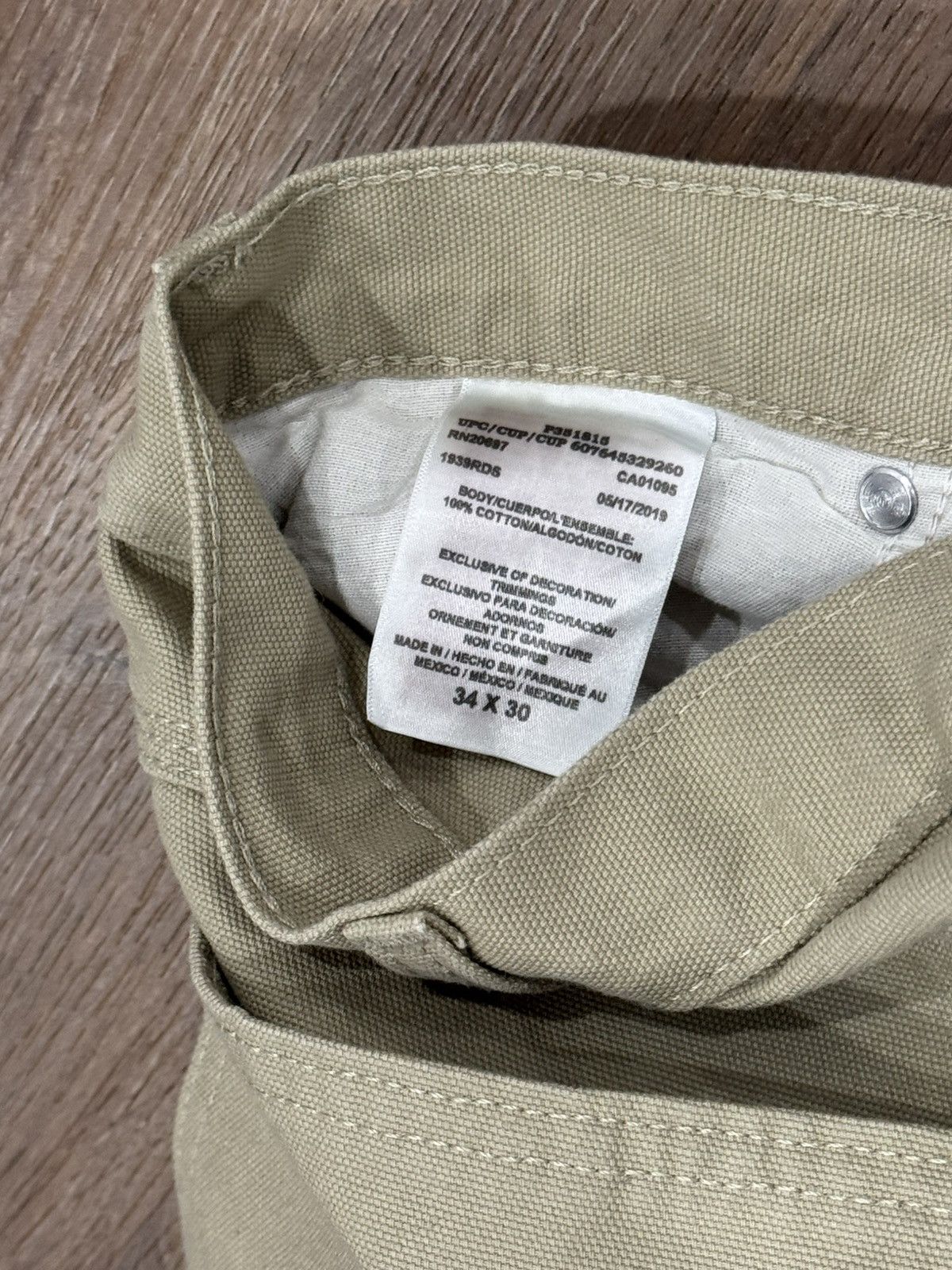 Dickies Vintage Dickies Relaxed Fit Carpenter Pants Tan/Beige Y2K Size US 34 / EU 50 - 8 Thumbnail