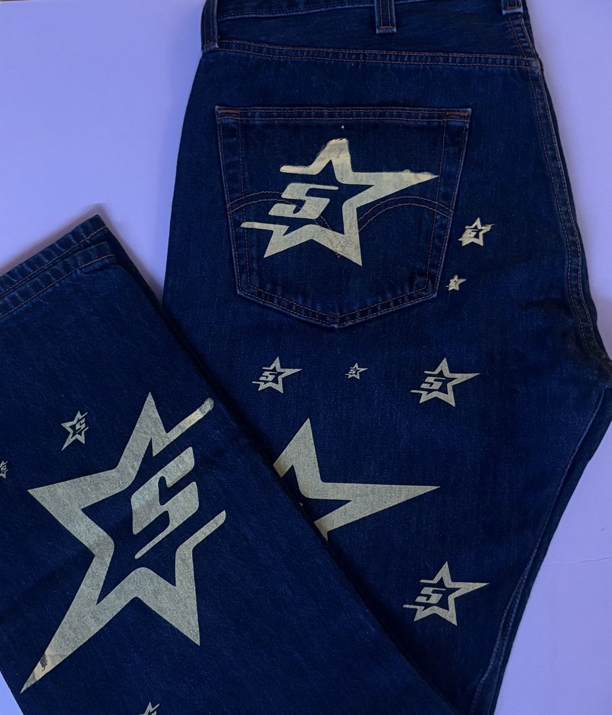 Levi's × Sp5der Sp5der 5star vintage 501 denim Size US 38 / EU 54 - 5 Thumbnail