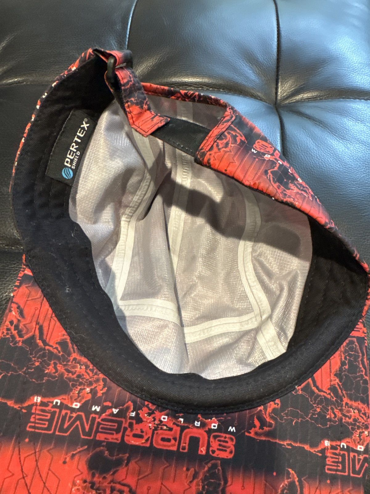Supreme Supreme World Famous Taped Seam Camp Cap - S/S 2018 Size ONE SIZE - 3 Thumbnail