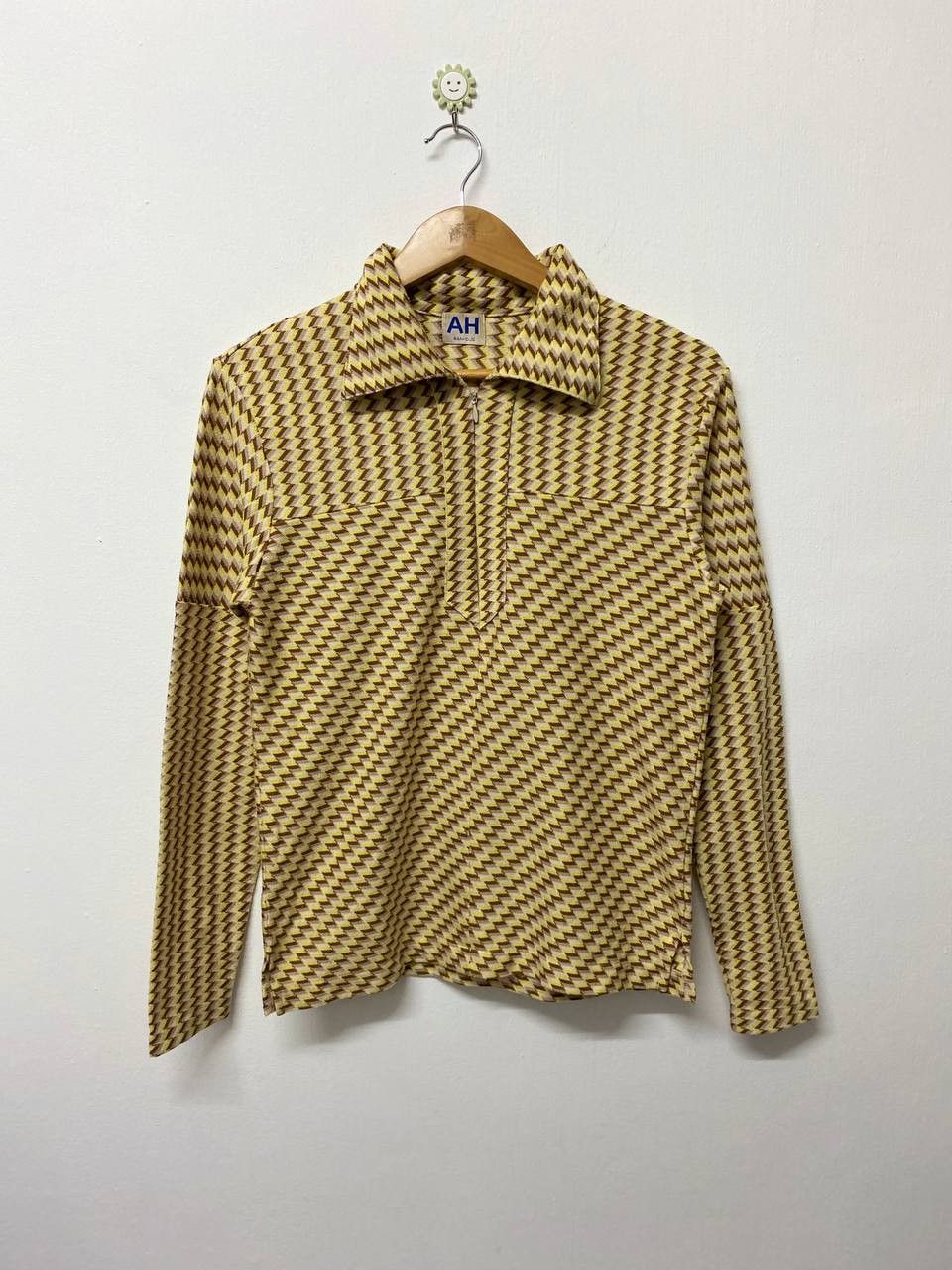 image of Vintage Abahouse s Half Zipper Shirt, Men's (Size Medium)