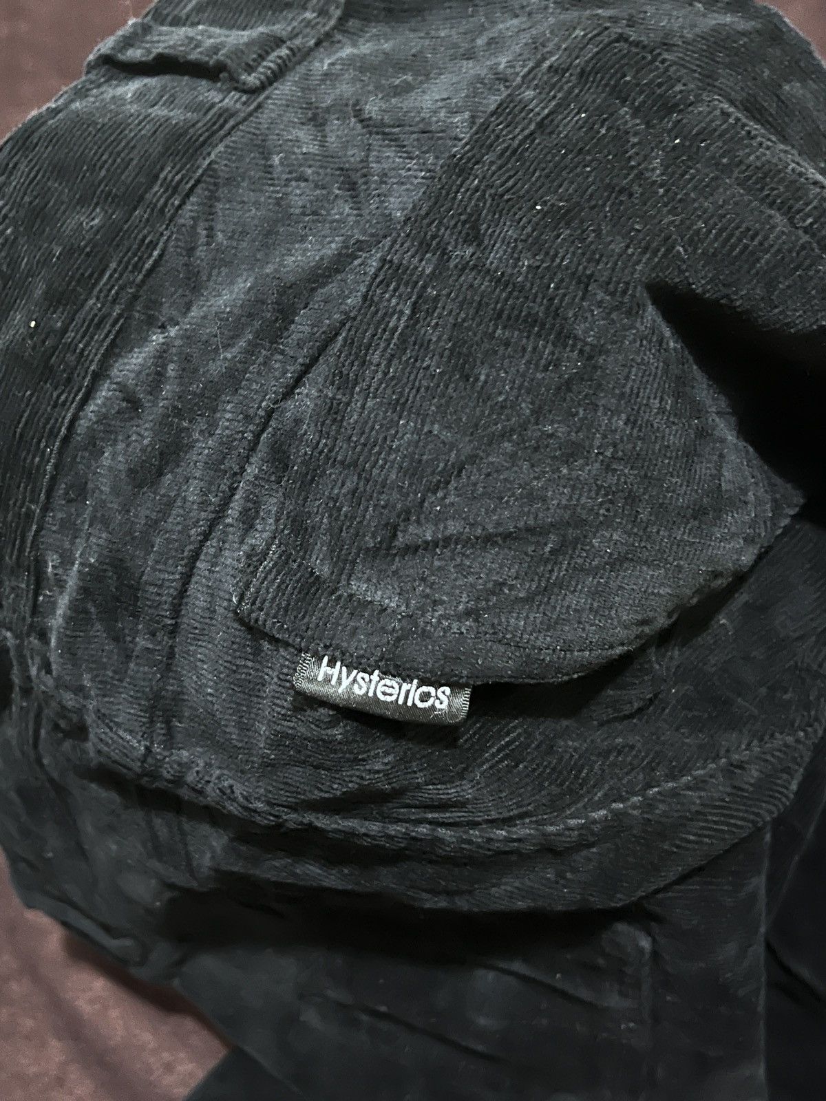 Hysteric Glamour ❤️Hysteric Glamour Black Corduroy Super Flare ❤️ Size US 29 - 6 Thumbnail