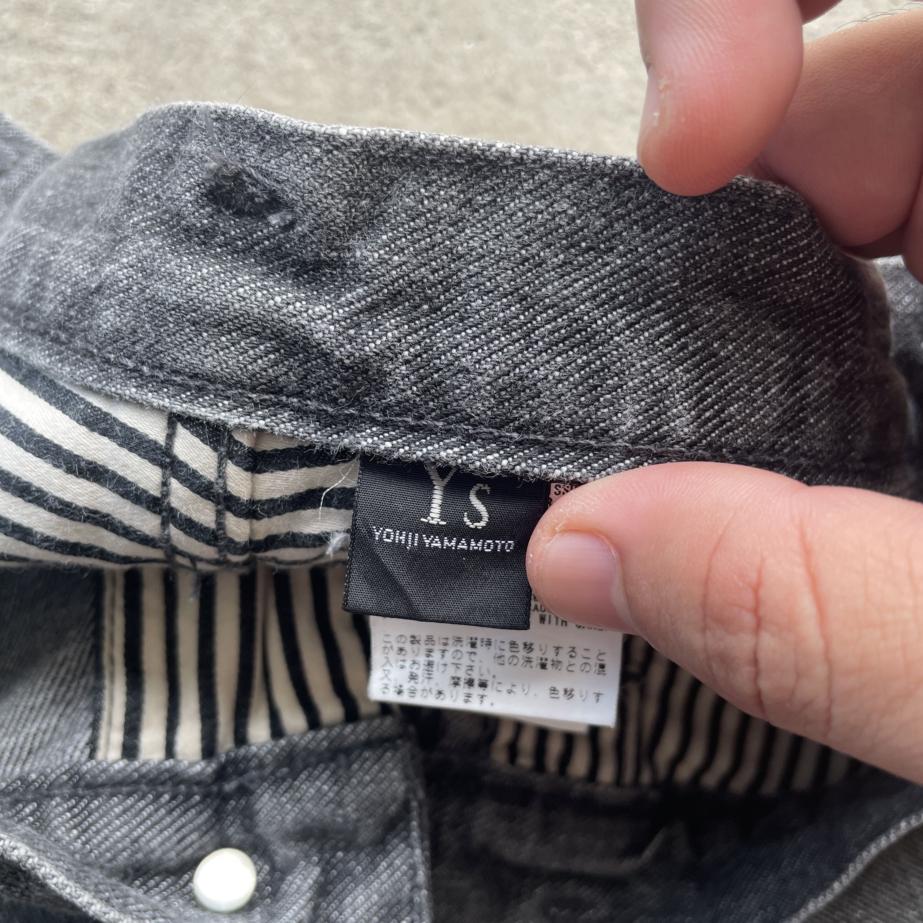 Yohji Yamamoto W30 VINTAGE YOHJI YAMAMOTO Y’S BLACK JEANS FADED DENIM PANTS Size US 30 / EU 46 - 7 Thumbnail