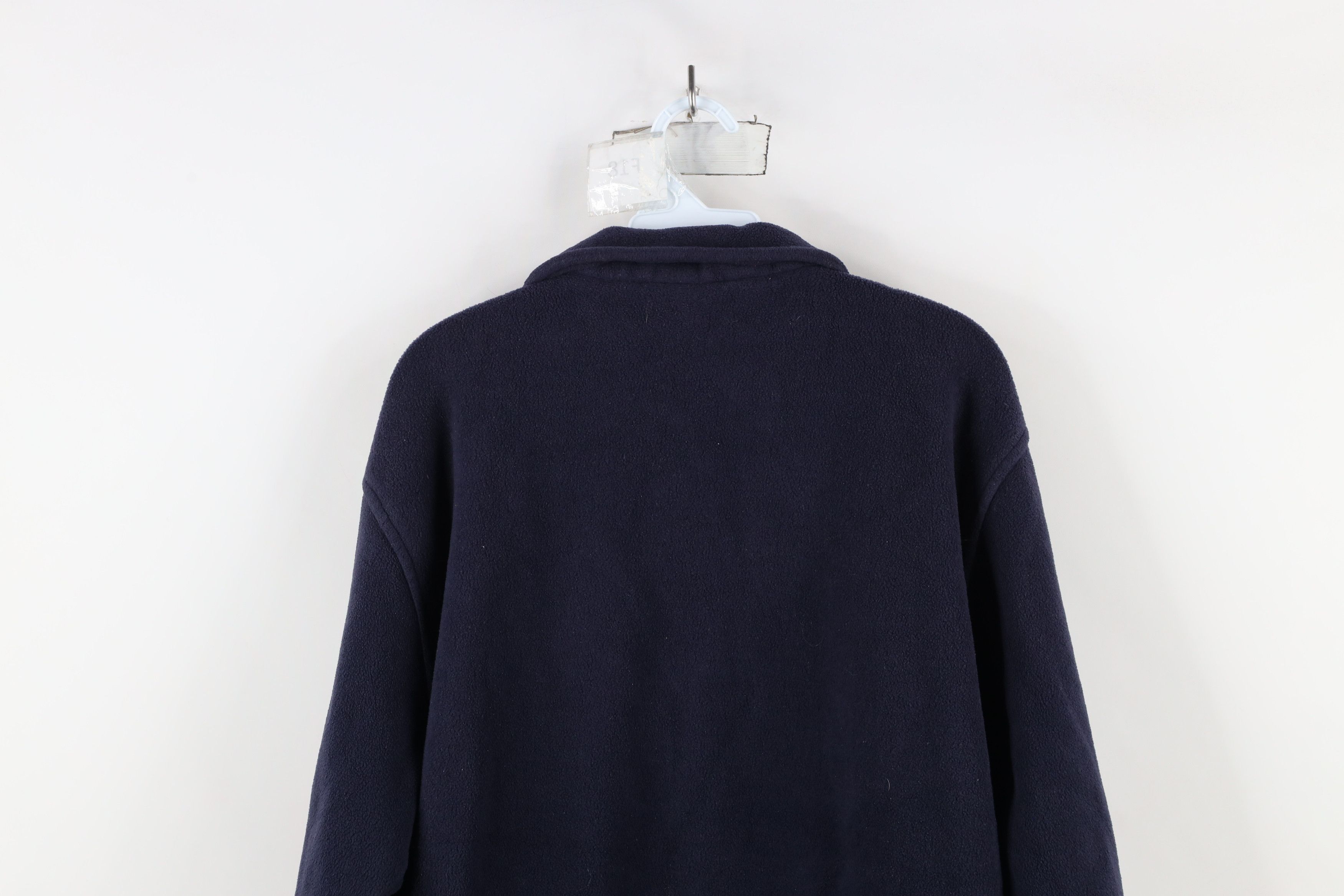 Vintage Vintage 90s Dame University Half Zip Fleece Pullover Sweater Size US XL / EU 56 / 4 - 13 Thumbnail