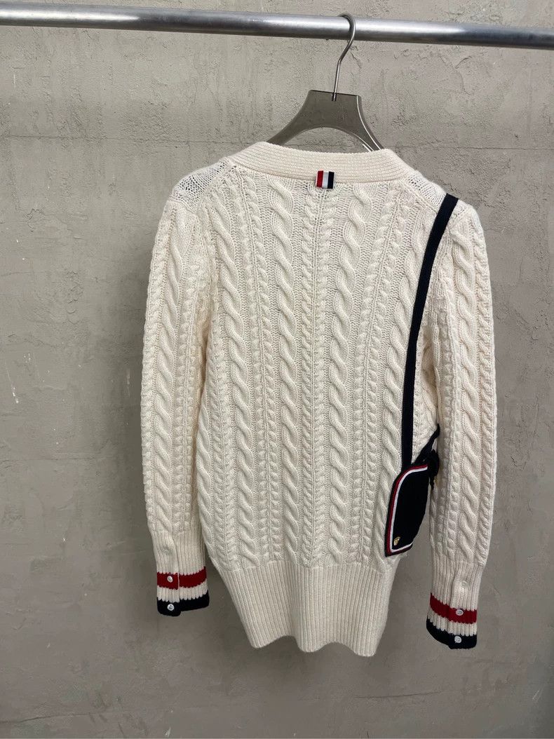 Thom Browne Thom browne Beige show embroidered backpack colorful stripe Size XS / US 0-2 / IT 36-38 - 2 Thumbnail