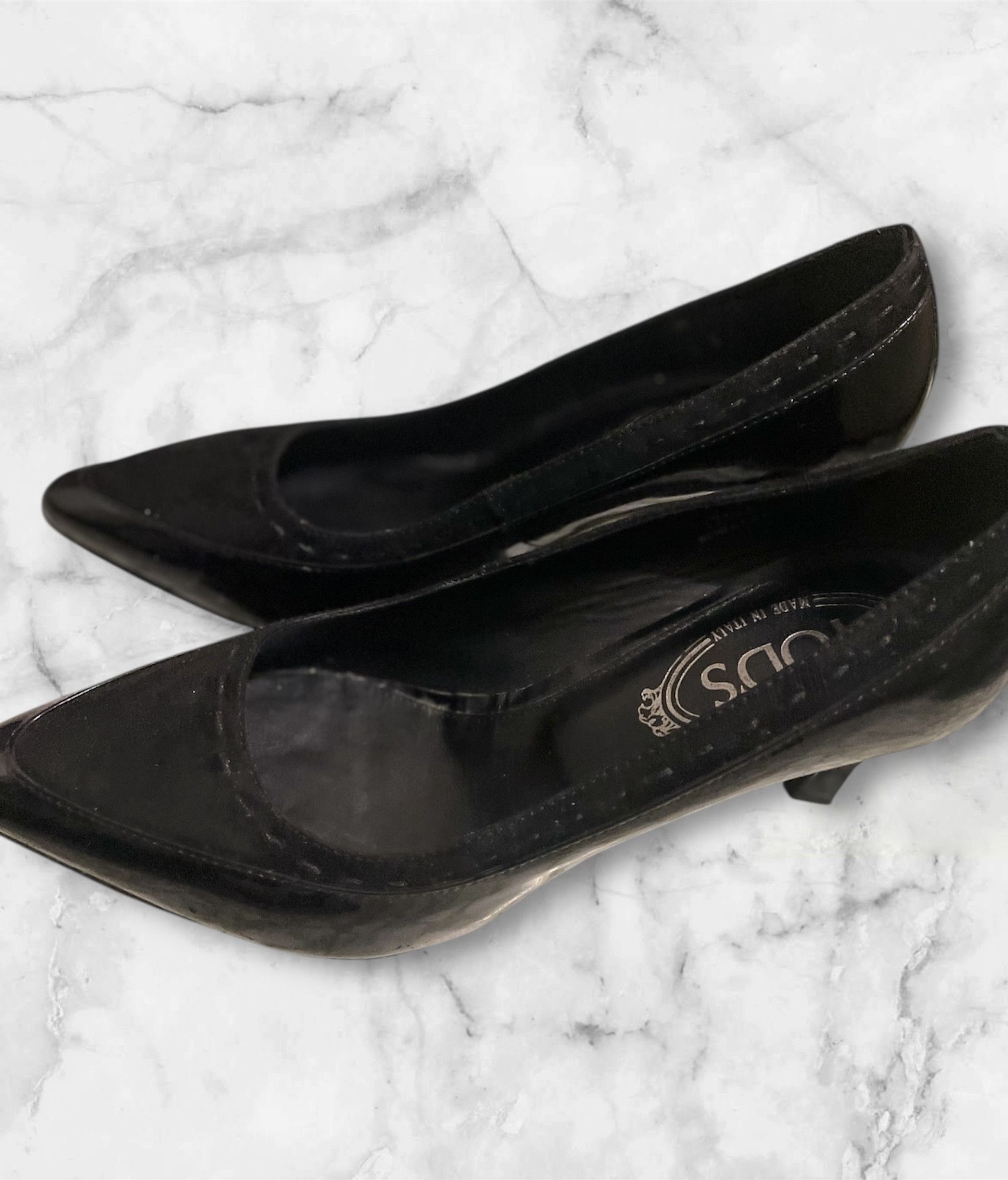 Tod's Tod’s vintage black leather & suede pumps Made in Italy Size US 7.5 / IT 37.5 - 3 Thumbnail