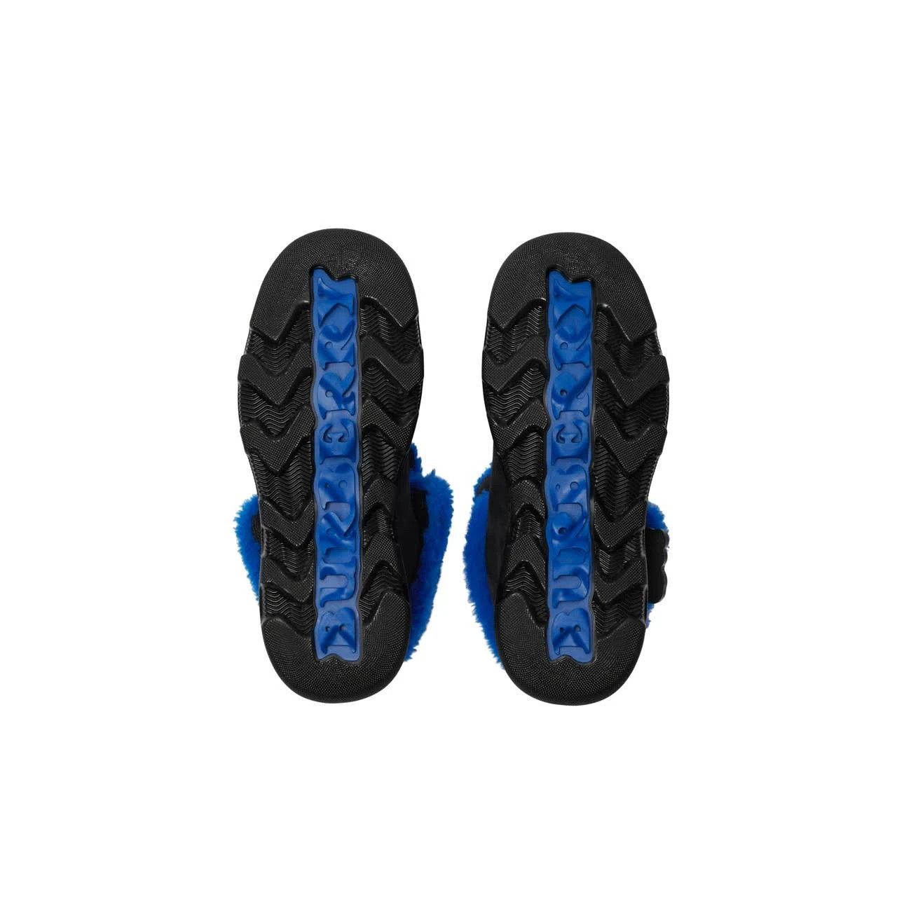 o1w1db10824 Creeper Suede and Shearling Chukka Boots Blue