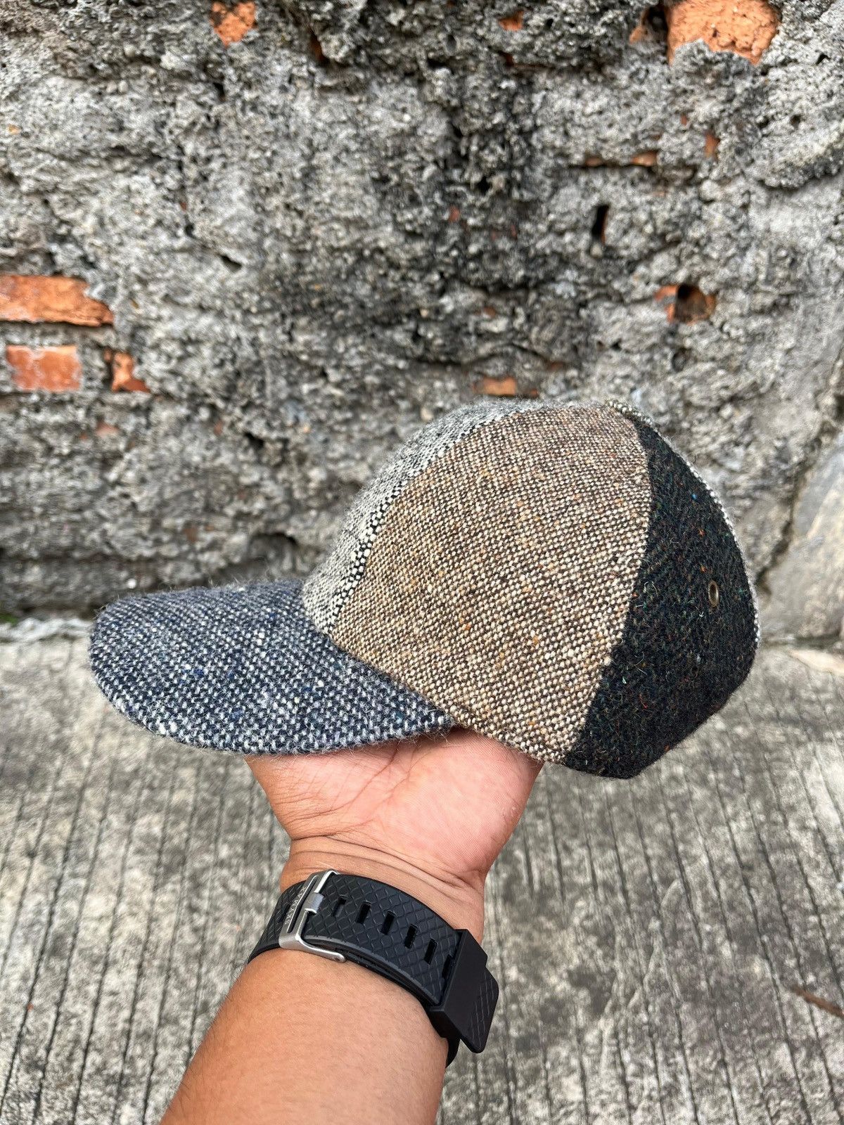Other Hanna Hats Of Donegal Baseball Cap Patchwork Tweed Size ONE SIZE - 2 Thumbnail