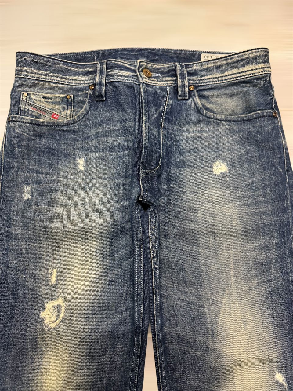 Diesel VINTAGE 00s DIESEL LARKEE-ZIP RUSTY MUD-PUNK DISTRESSING Size US 32 / EU 48 - 3 Thumbnail