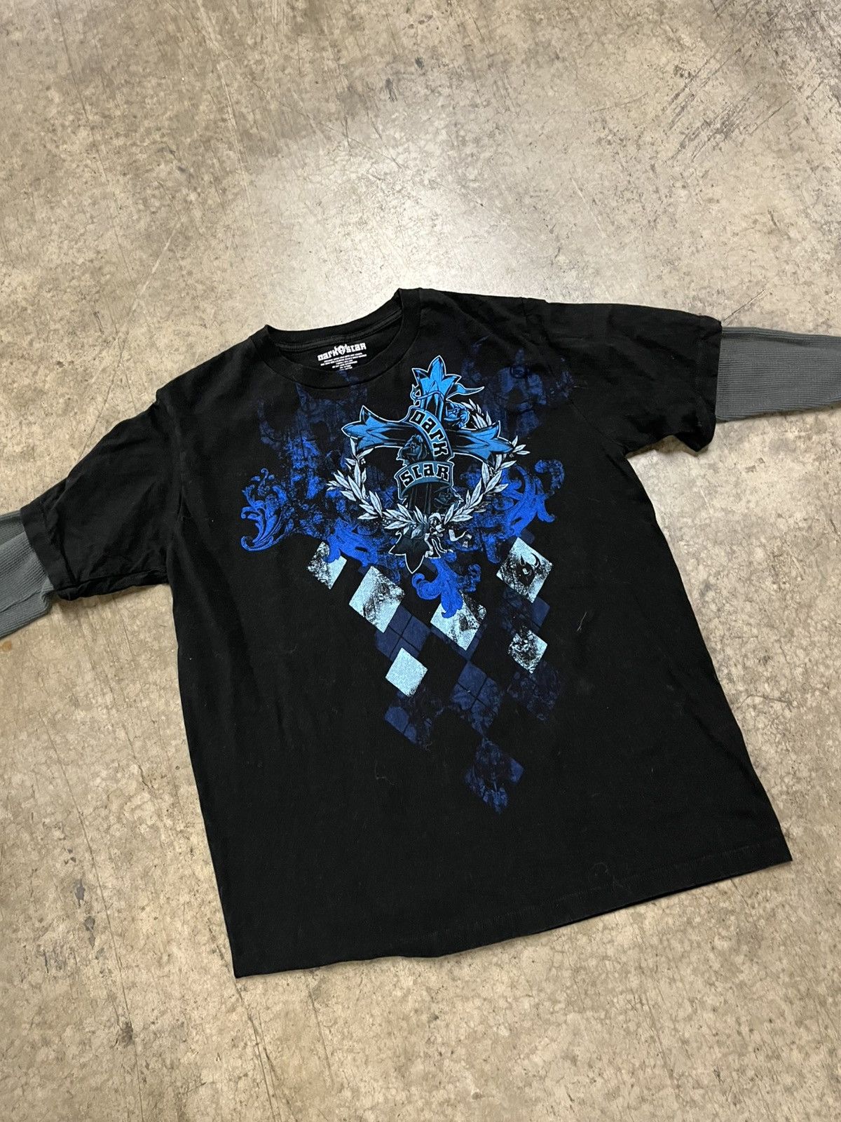 Affliction × Tapout × Vintage Y2k affliction style double layers thermal longsleeve rare Size US XL / EU 56 / 4 - 5 Thumbnail