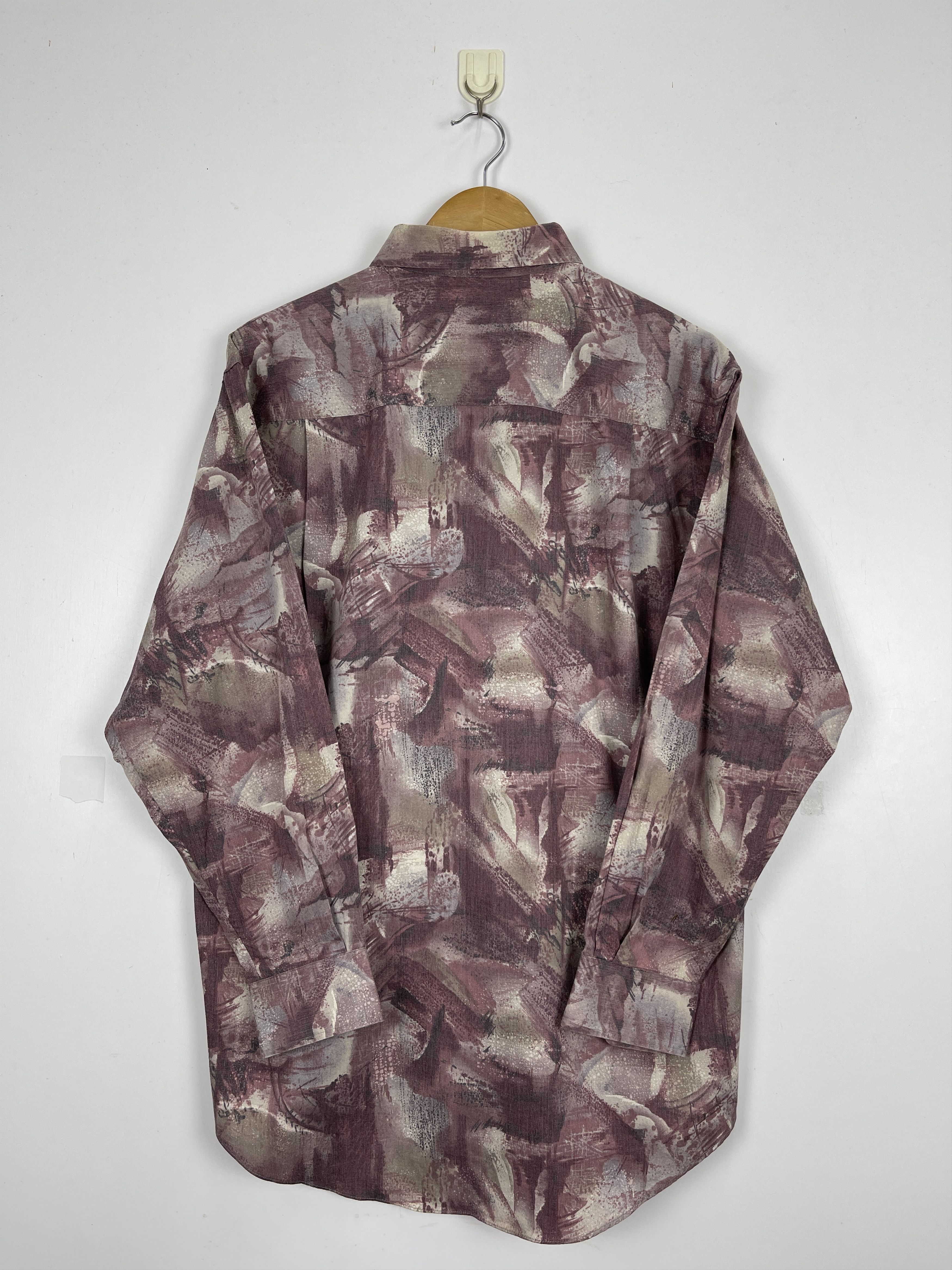 Japanese Brand × Vintage Vintage Japanese Brand Floral Design Silk Shirt TA0406 Size US L / EU 52-54 / 3 - 3 Thumbnail